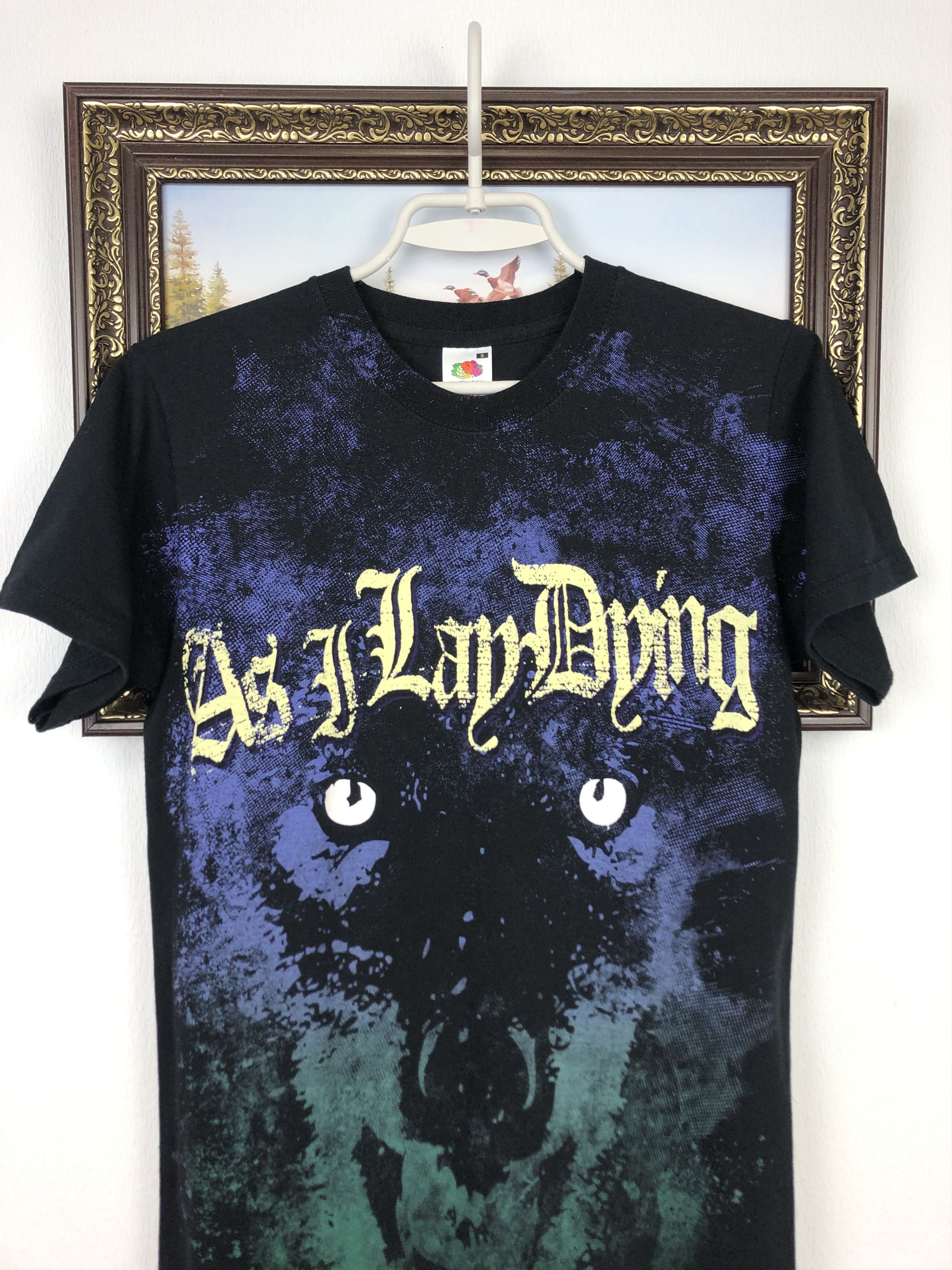 Vintage Vintage As I Lay Dying Shirt Over Print Band Tee Rare Y2K Size US S / EU 44-46 / 1 - 2 Thumbnail