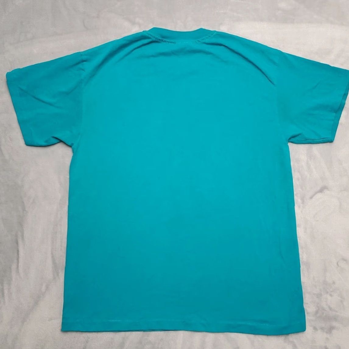 Hanes VTG Hanes Shirt Men L Dream Big Track Missoula MT 90s Teal Graphic Single Stitch Shirt Mens L Green USA 90s Hanes Size US L / EU 52-54 / 3 - 6 Thumbnail