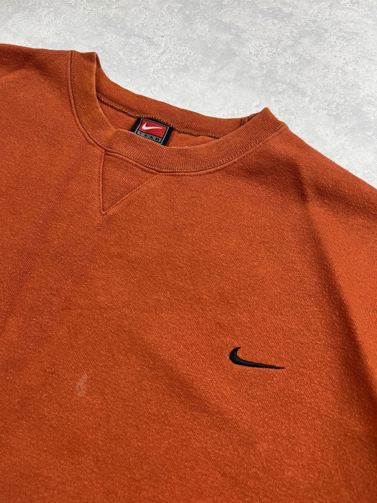 Nike 90s Nike Swoosh Vintage Y2K Oversized Blank Retro Sweatshirt Size US XL / EU 56 / 4 - 4 Thumbnail
