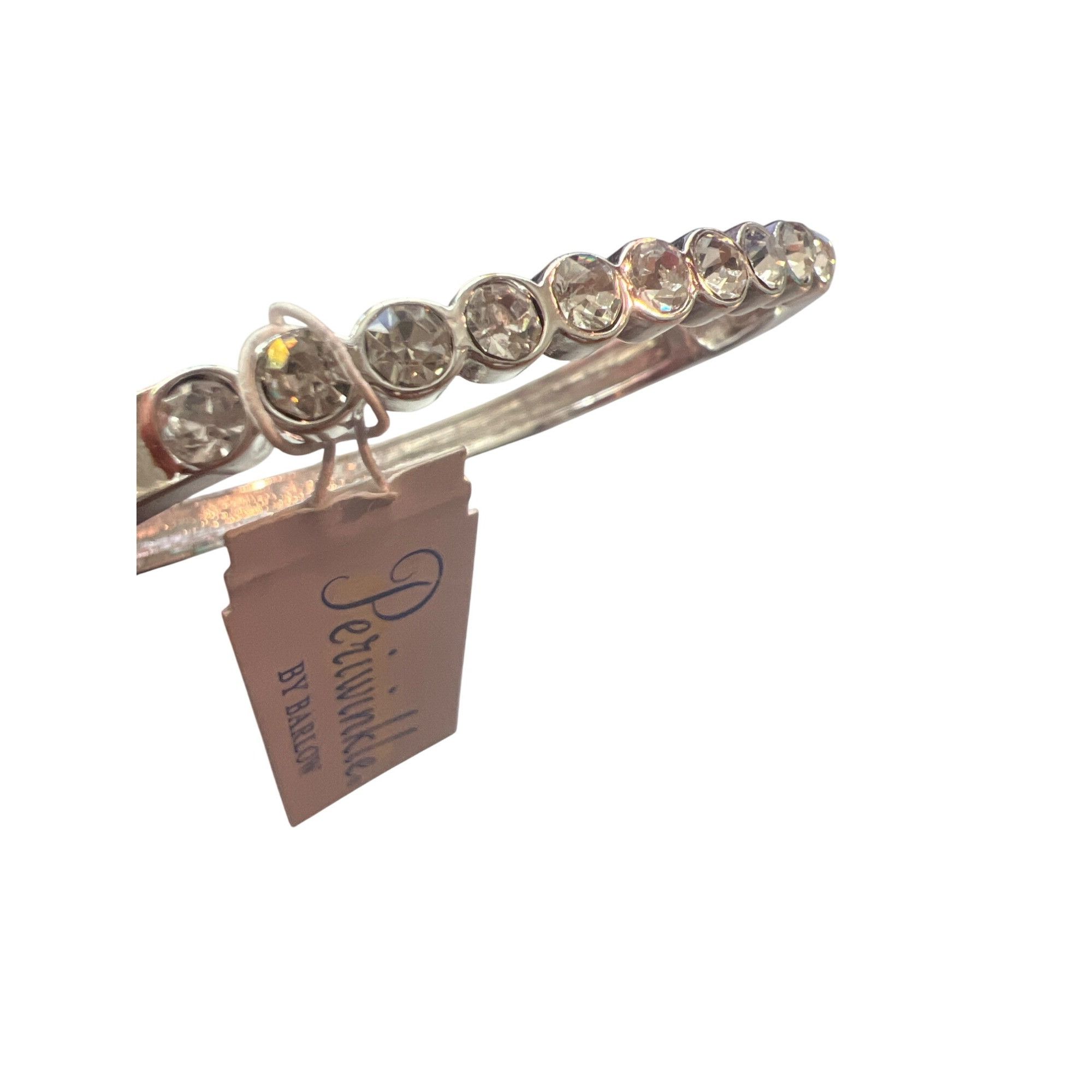 Other Periwinkle By Barlow Silver-Tone Rhinestone Clamper Bracelet Size ONE SIZE - 3 Thumbnail