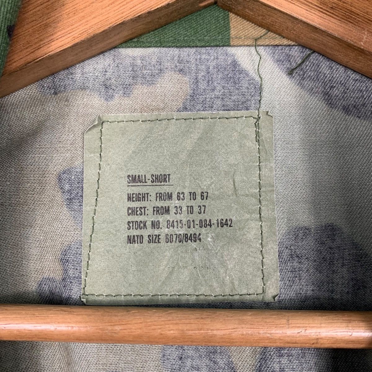 Vintage Vintage U.S ARMY Green Camo Combat Jacket #2591-C117 Size US S / EU 44-46 / 1 - 16 Thumbnail