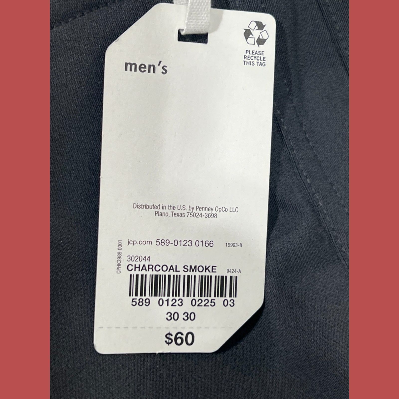 Other Stylus - 5 Pockets Men's Slim Fit Flat Front Pants - Gray - Size US 30 / EU 46 - 11 Thumbnail