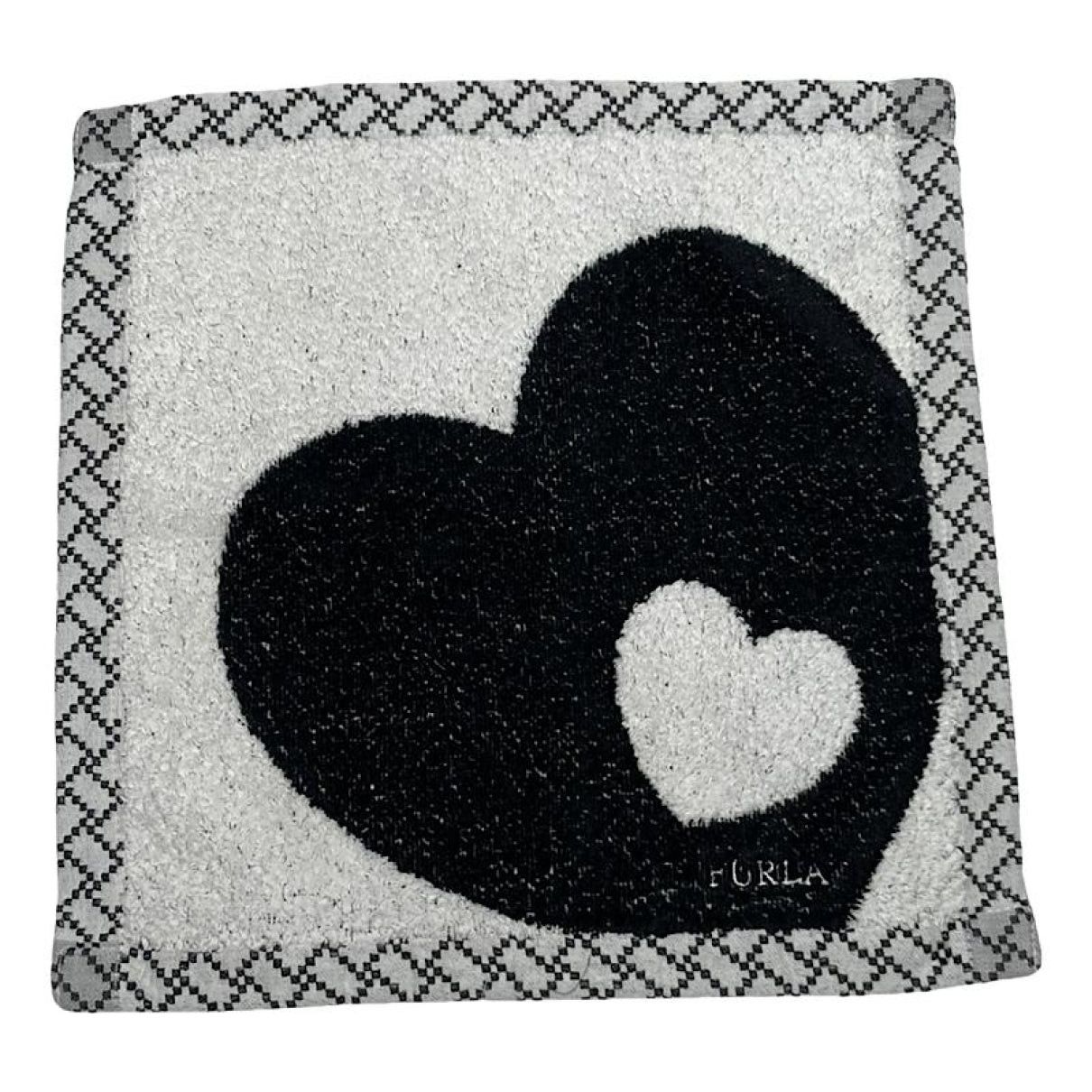 Furla Black Cotton Scarf Size ONE SIZE - 1 Thumbnail