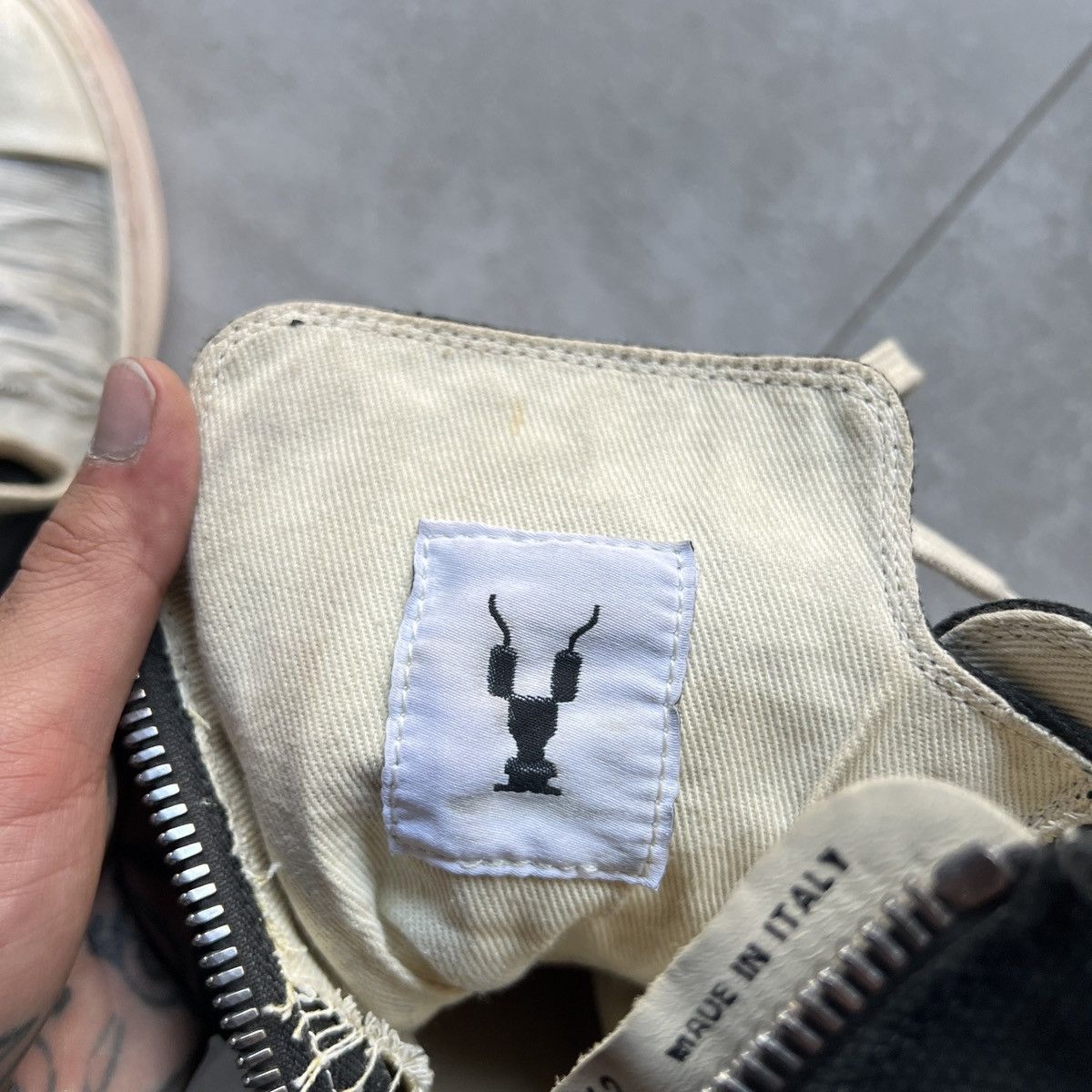 Rick Owens × Rick Owens Drkshdw (Last Drop) Rick Owens Wrap Ramones Size US 9 / EU 42 - 10 Thumbnail
