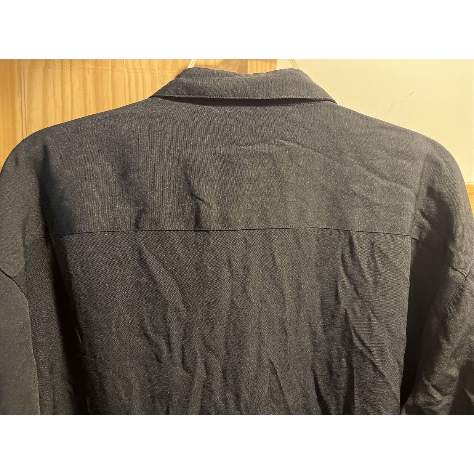Supreme Fontelli By Supreme VTG Men’s XL Black Rayon Polyester Shirt Size US XL / EU 56 / 4 - 9 Thumbnail