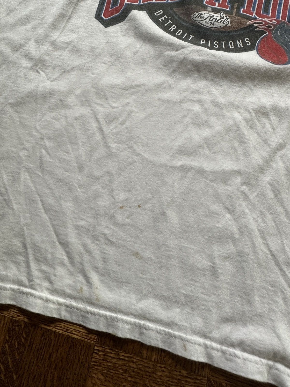 Reebok × Vintage 2004 Reebok Detroit Pistons NBA Championship Graphic Tee Size US XL / EU 56 / 4 - 6 Thumbnail