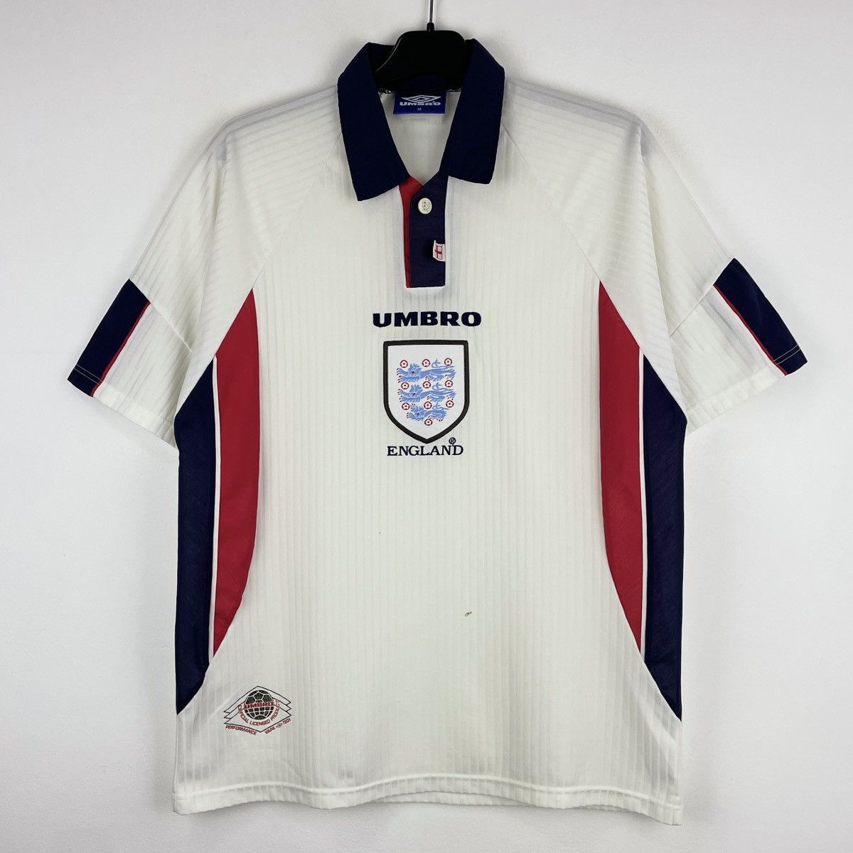 Umbro Vintage England Umbro Home Jersey Shirt 1997/1999 Size M Size US M / EU 48-50 / 2 - 1 Thumbnail