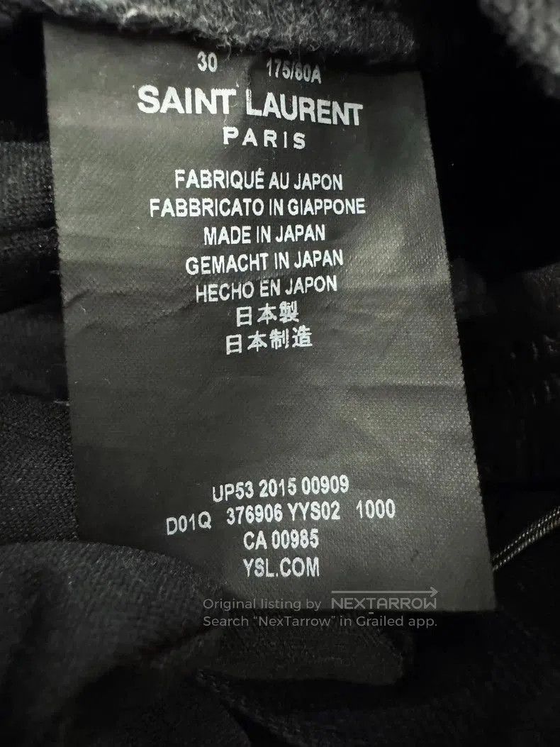Hedi Slimane Saint Laurent 15AW Runway D02 Jeans. Size US 30 / EU 46 - 4 Thumbnail