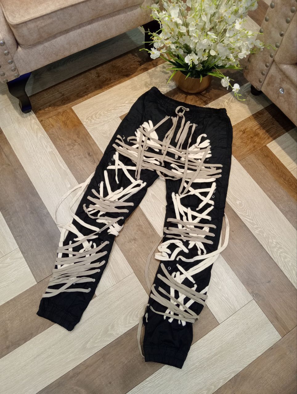 Japanese Brand JAPANESE BRAND MEGALACE PANTS - SIZE XL Size US 30 / EU 46 - 2 Thumbnail