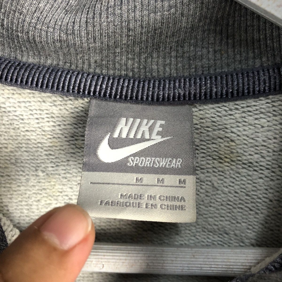 Nike Nike vintage sportwear Grey sweater Sweatshirt #A1573 Size S / US 4 / IT 40 - 11 Thumbnail