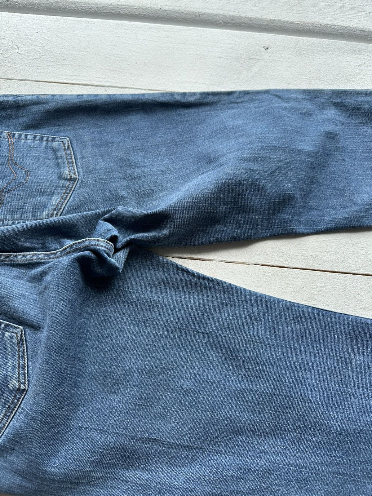 Harley Davidson × Vintage 🚨Vintage Y2K Harley Davidson Jeans Light Wash usa Size US 31 - 9 Thumbnail
