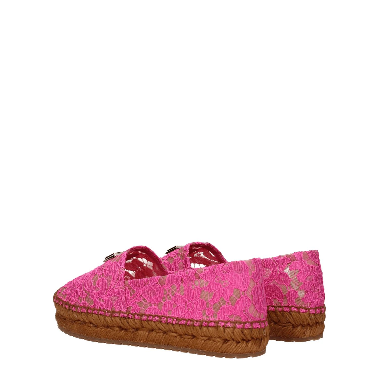Dolce & Gabbana ob1o1e1124 Fabric Espadrilles in Fuchsia Size US 6 / IT 36 - 4 Thumbnail