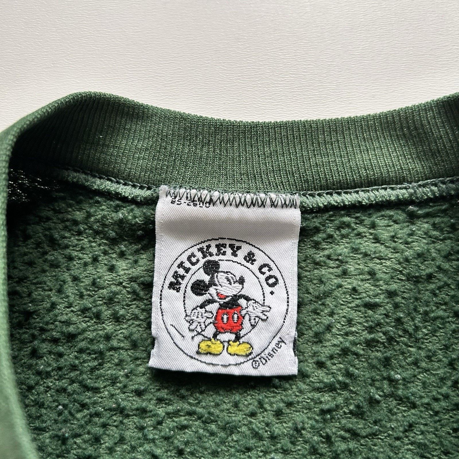 Disney Vintage Mickey Mouse Crewneck Medium 90s Disney Distressed Size US L / EU 52-54 / 3 - 3 Thumbnail