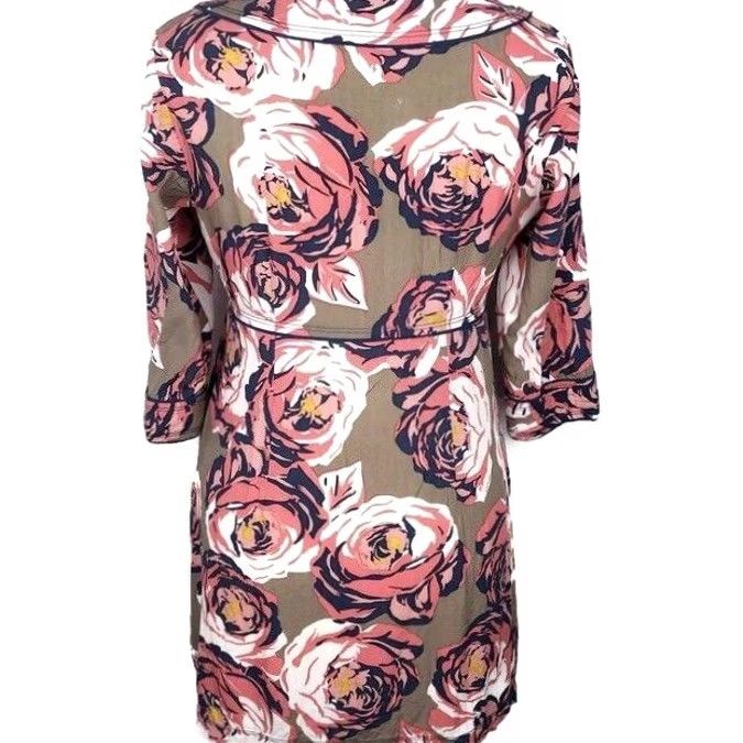 Boden Boden Floral Dress Half Sleeve Women’s Knee Length Multicoloured V-Neck Casual 10P UK 10 Boden WA360 Womens Dresses Size L / US 10 / IT 46 - 5 Thumbnail
