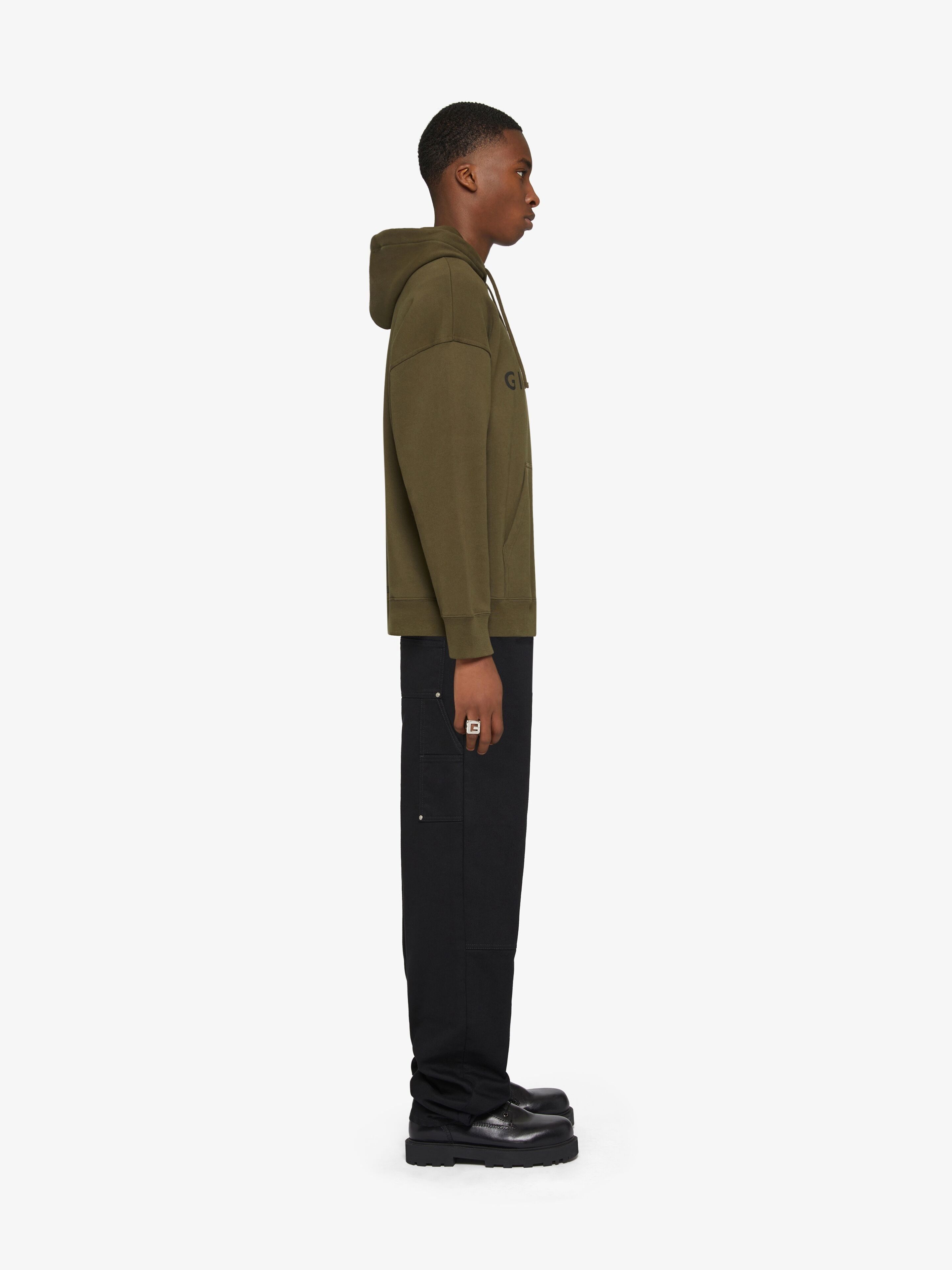 Givenchy o1w1db10326 Slim Fit Hoodie in Khaki Size US XS / EU 42 / 0 - 3 Thumbnail