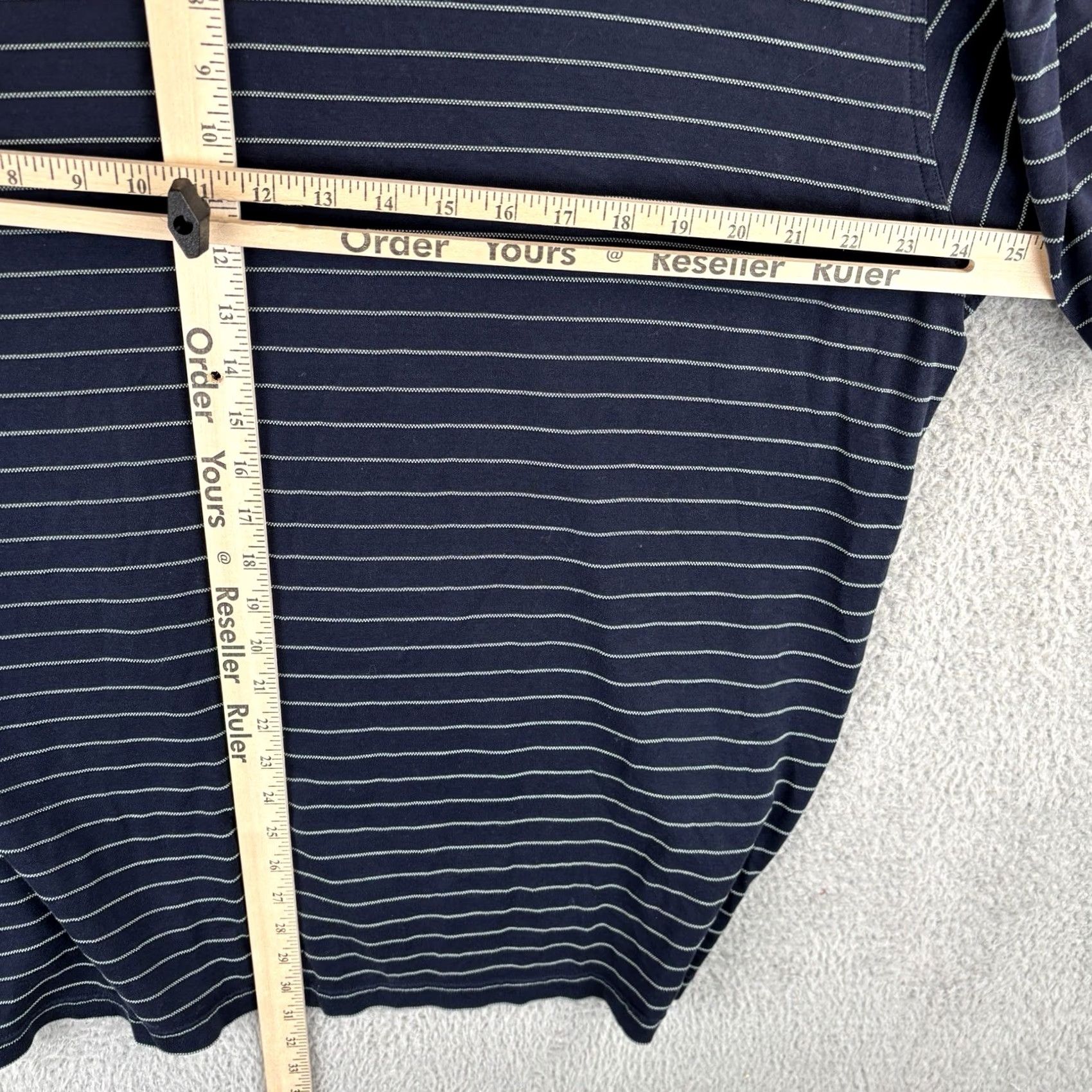 Adidas adidas Polo Shirt Mens XL Striped Navy Blue Golf Short Sleeve Casual Polo Shirt Size US XL / EU 56 / 4 - 6 Thumbnail