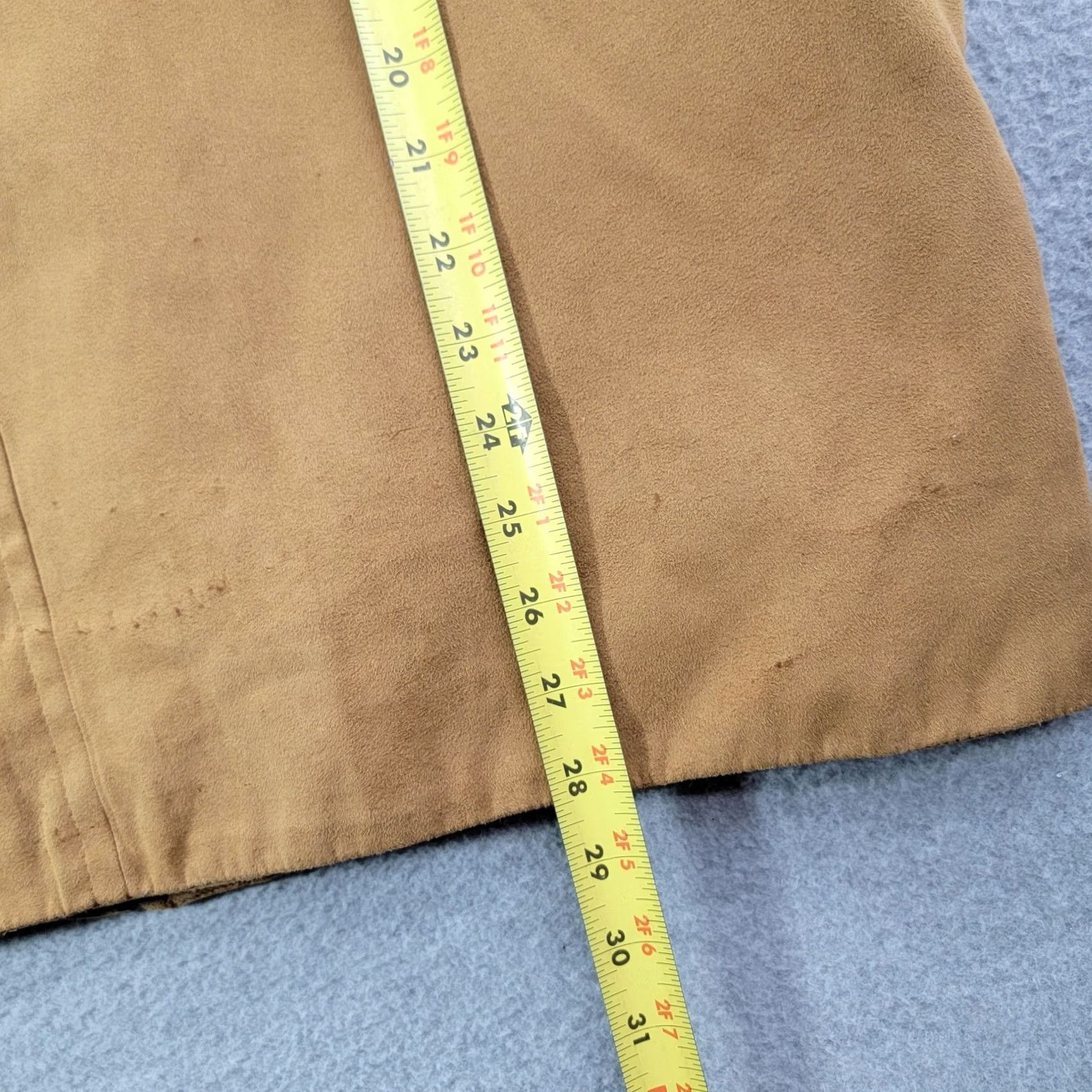 Vintage C.comberti Vest Mens XL Beige Microfiber Lined Full Zip Pockets Military Jacket (Short) Mens Size US XL / EU 56 / 4 - 7 Thumbnail