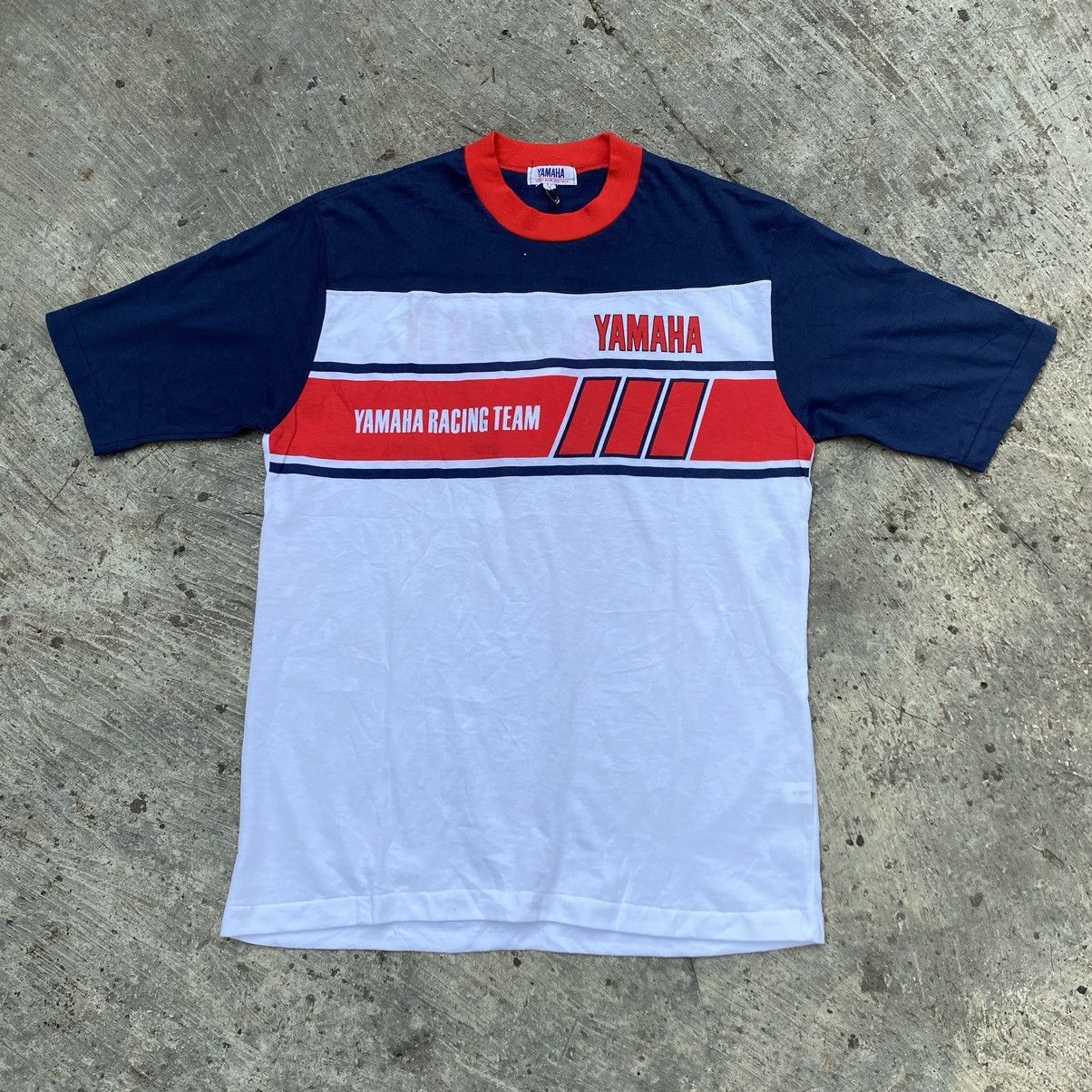 Yamaha Vintage 90s Yamaha Racing Team NOS T-Shirt Kenny Roberts Size US L / EU 52-54 / 3 - 18 Thumbnail