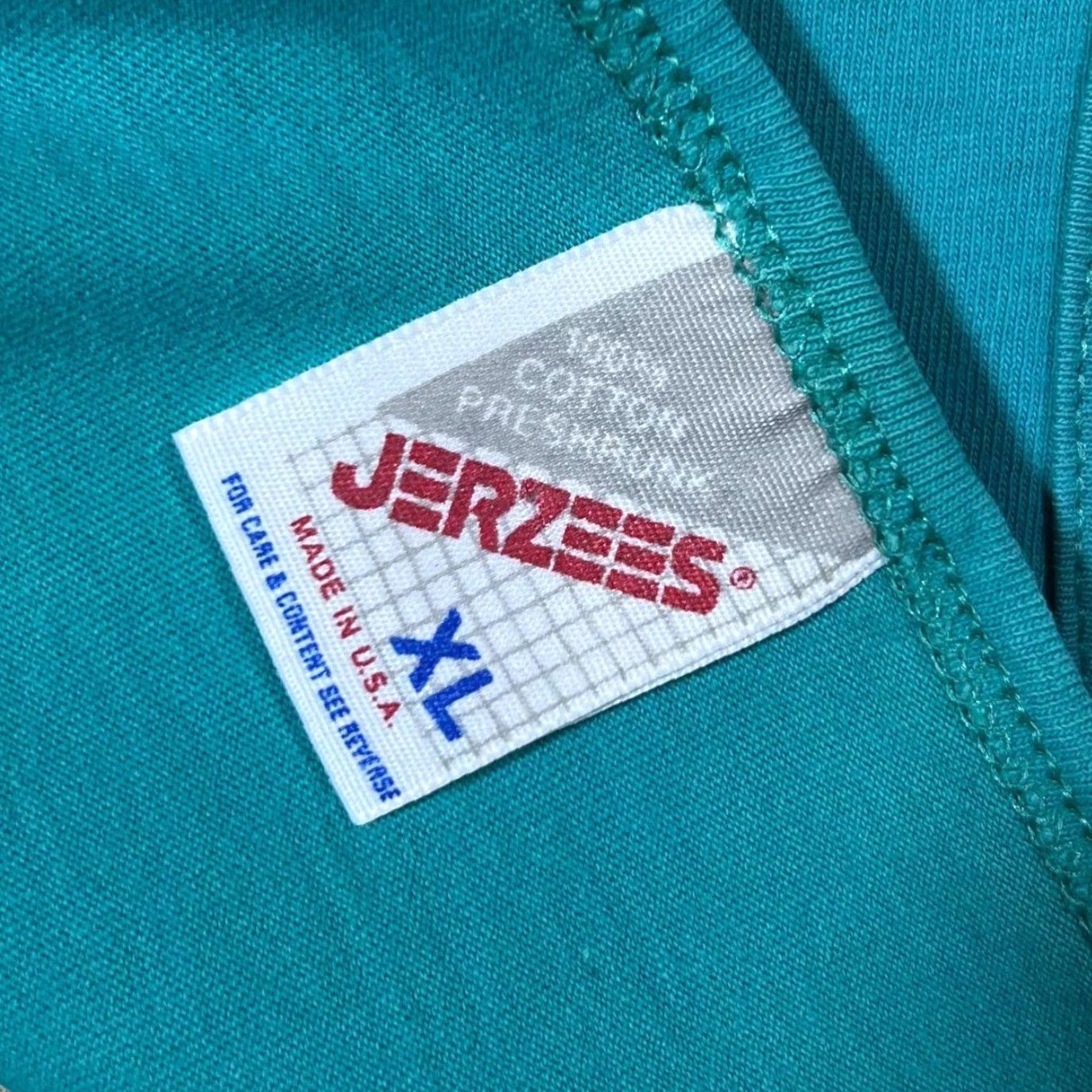 Jerzees Vintage Jerzees Myrtle Beach Umbrella Souvenir Graphic Vest Top XL T-Shirt Teal Turquoise Men Sleeveless Graphic 2000s Size 46R - 3 Thumbnail