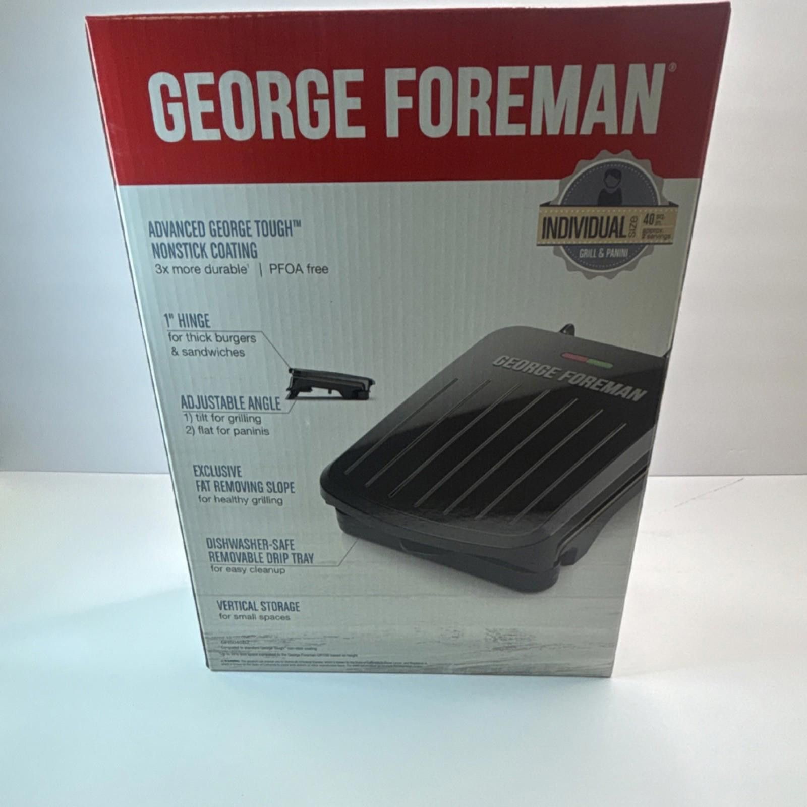 Other George Foreman Grill & Panini Press Nonstick, Drip Tray Size ONE SIZE - 4 Thumbnail