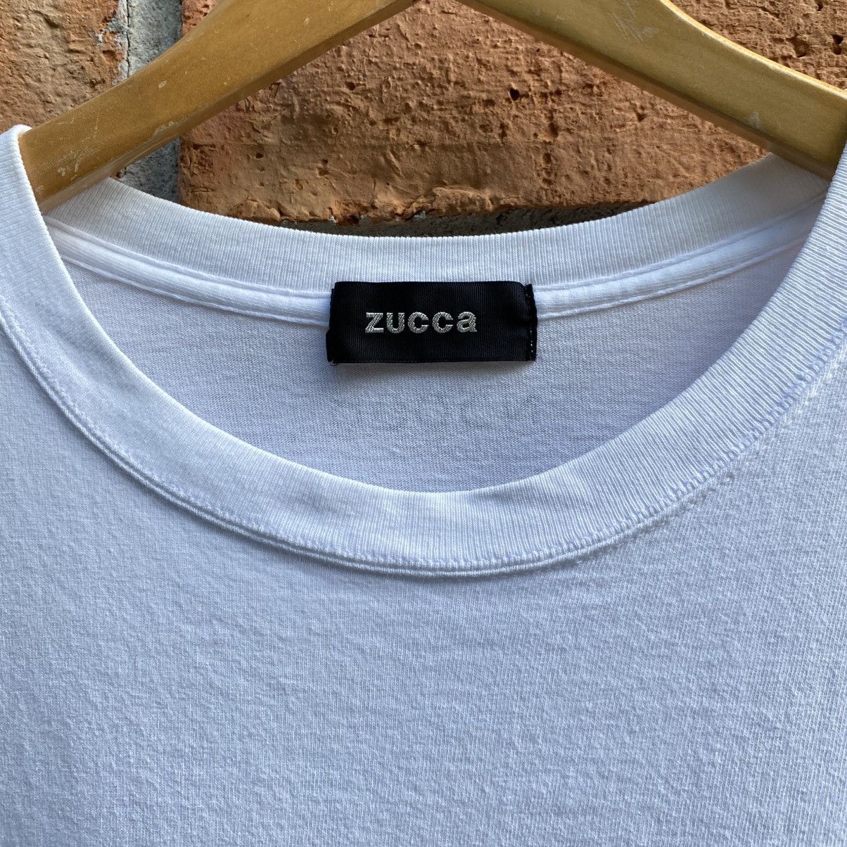 Zucca ZUCCA Crewneck T-Shirt with Black Logo Print on Front Size US L / EU 52-54 / 3 - 3 Thumbnail