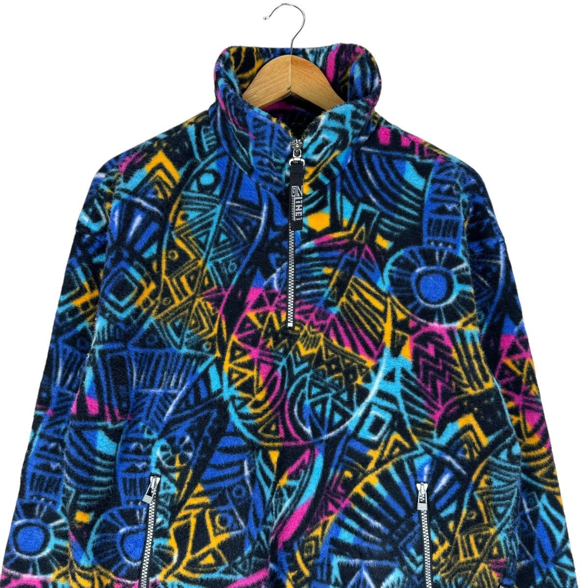 Other 🌟ZLINE NATIVE HALF ZIP FLEECE JACKET LIKE PATAGONIA THUNDER Size US L / EU 52-54 / 3 - 4 Thumbnail