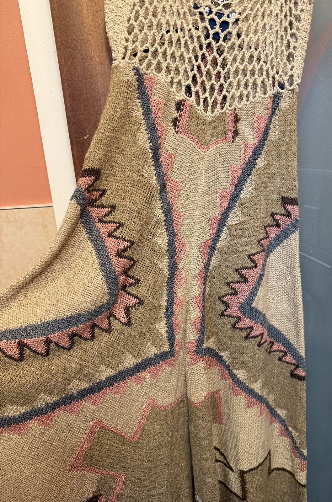 Ralph Lauren Ralph Lauren Vintage Hand Knit Villa American RARE Dress Size L / US 10 / IT 46 - 5 Thumbnail