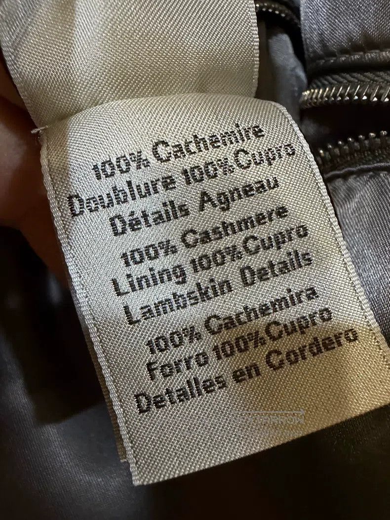 Hermes Hermes Gray Cashmere and Leather Jacket Size US M / EU 48-50 / 2 - 6 Thumbnail