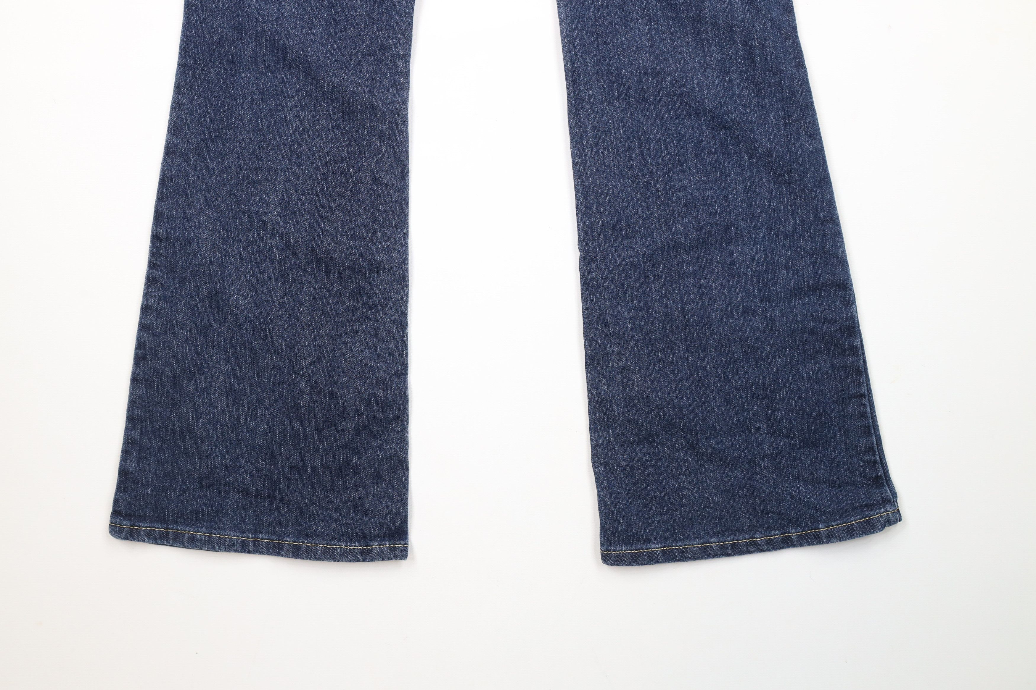 Vintage Vintage 90s Y2K LEI Hipster Flared Wide Leg Denim Jeans Size 27" / US 4 / IT 40 - 10 Thumbnail