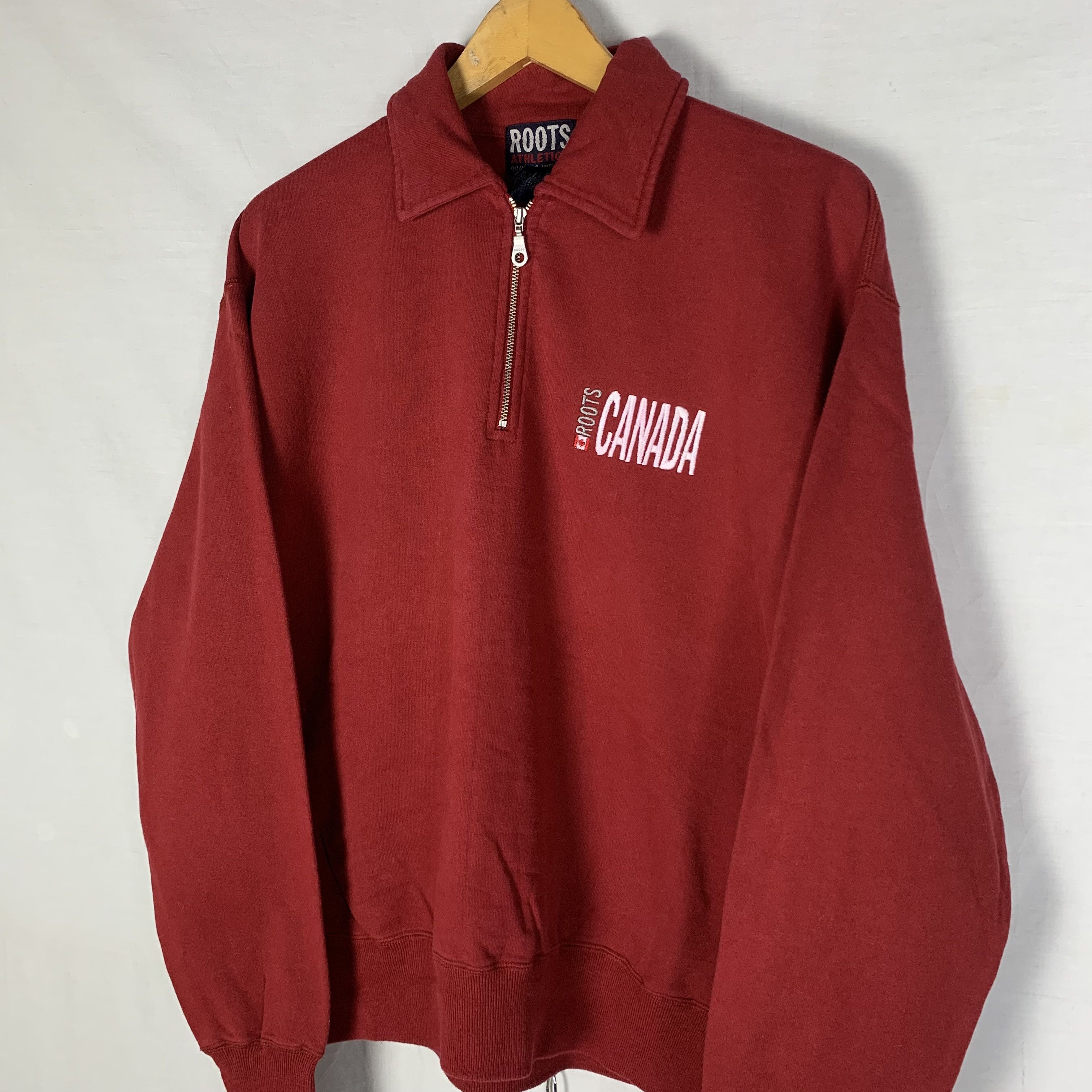 Roots Roots Canada Halfzip Sweatshirt Crewneck Size US L / EU 52-54 / 3 - 2 Thumbnail