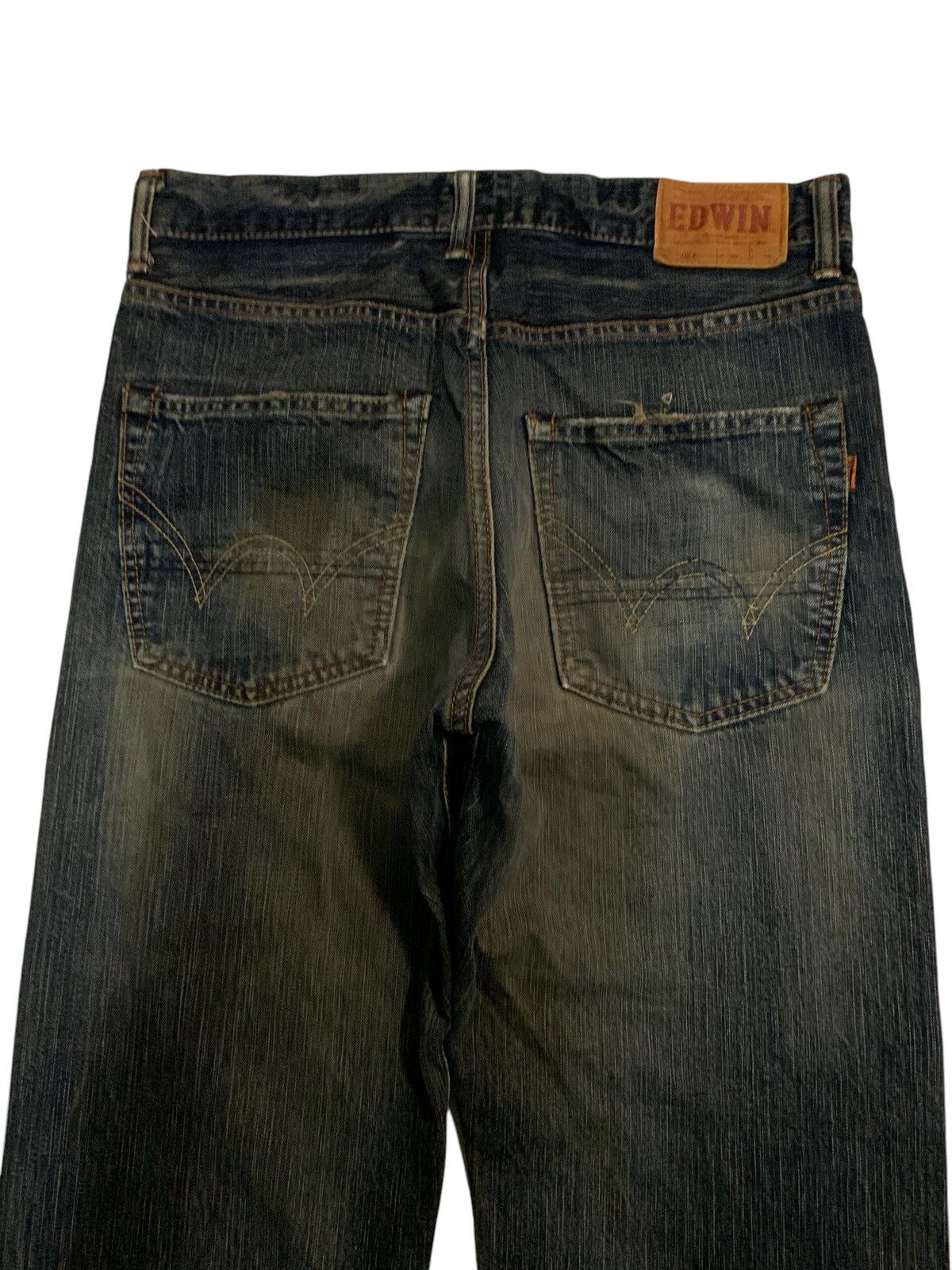 Edwin × If Six Was Nine × Kapital VINTAGE EDWIN 505Z SELVEDGE RUSTY JAPANASE DISTRESSED DENIM Size US 32 / EU 48 - 8 Thumbnail