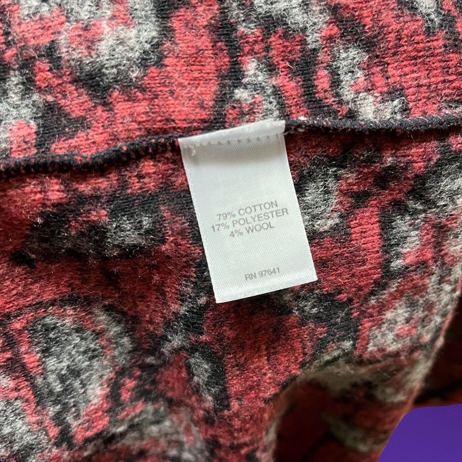 Other Vintage Grandma’s Rug Open Front Cardigan Grannycore Cottage Size L / US 10 / IT 46 - 6 Thumbnail