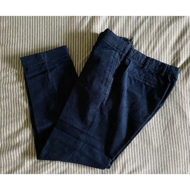 Carven Men’s 🇫🇷 Carven Corduroy Slim Fit Cuffed Pants Sz 42 NWT Size US 32 / EU 48 - 6 Thumbnail