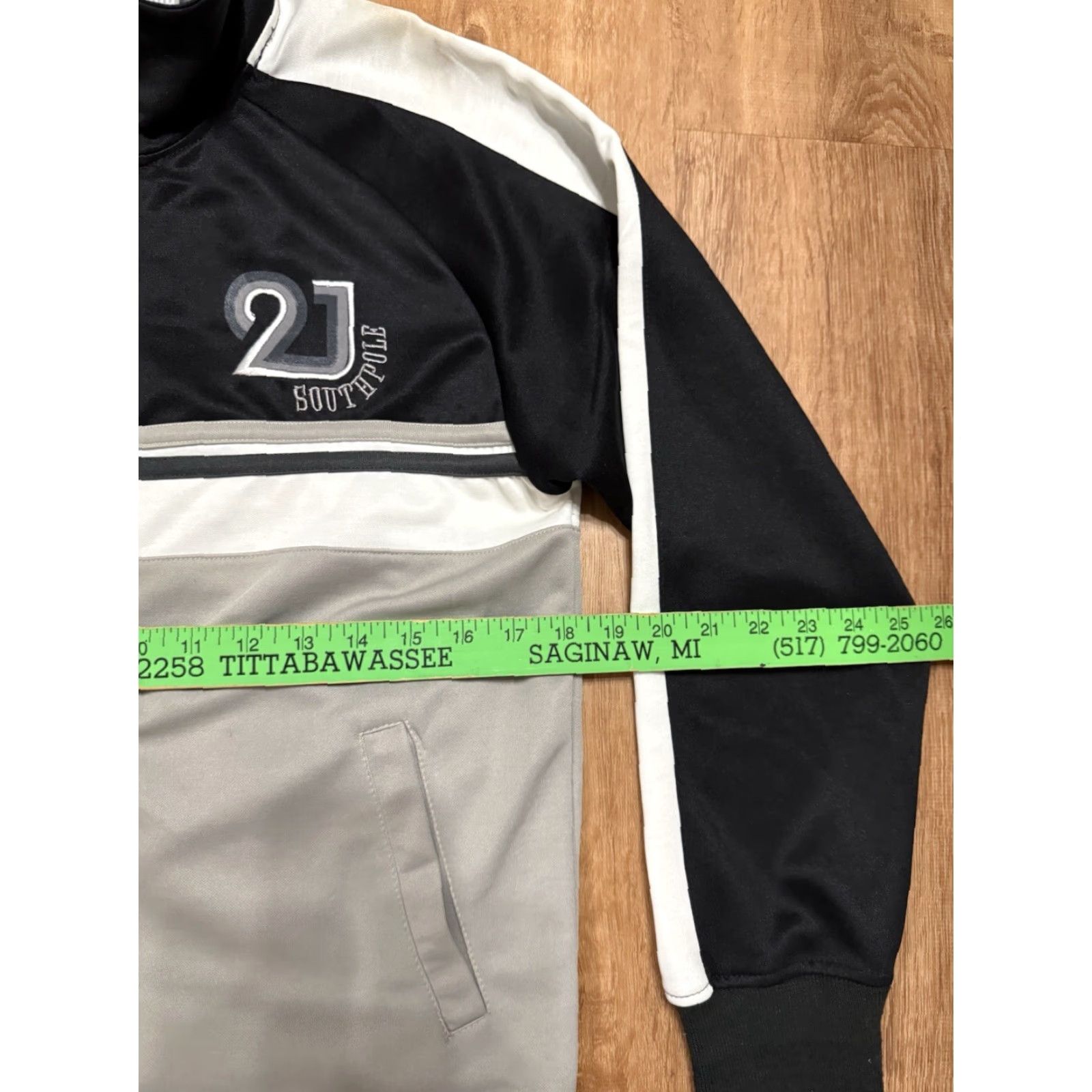 Southpole VINTAGE Southpole Hoodie Mens M Y2K Full Zip Up Black Jacket Sweatshirt Skater Grunge Size US M / EU 48-50 / 2 - 7 Thumbnail