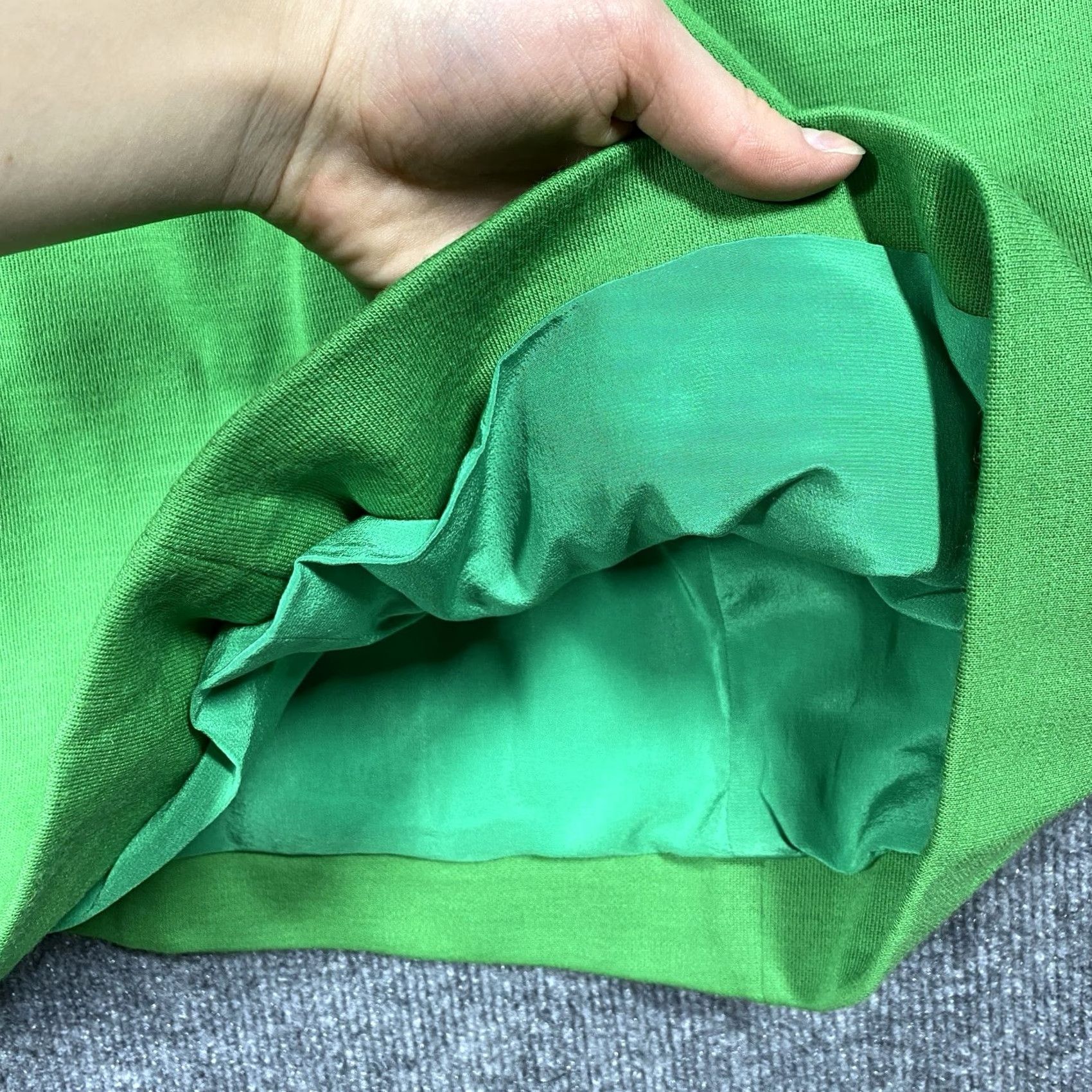 Vintage VINTAGE 60s Mod Pop Art Short Sleeve Shirt Dress Polyester Sz 14 Green Mock Neck Shirt Dress Mens Womens Girls Boys Size XL / US 12-14 / IT 48-50 - 7 Thumbnail