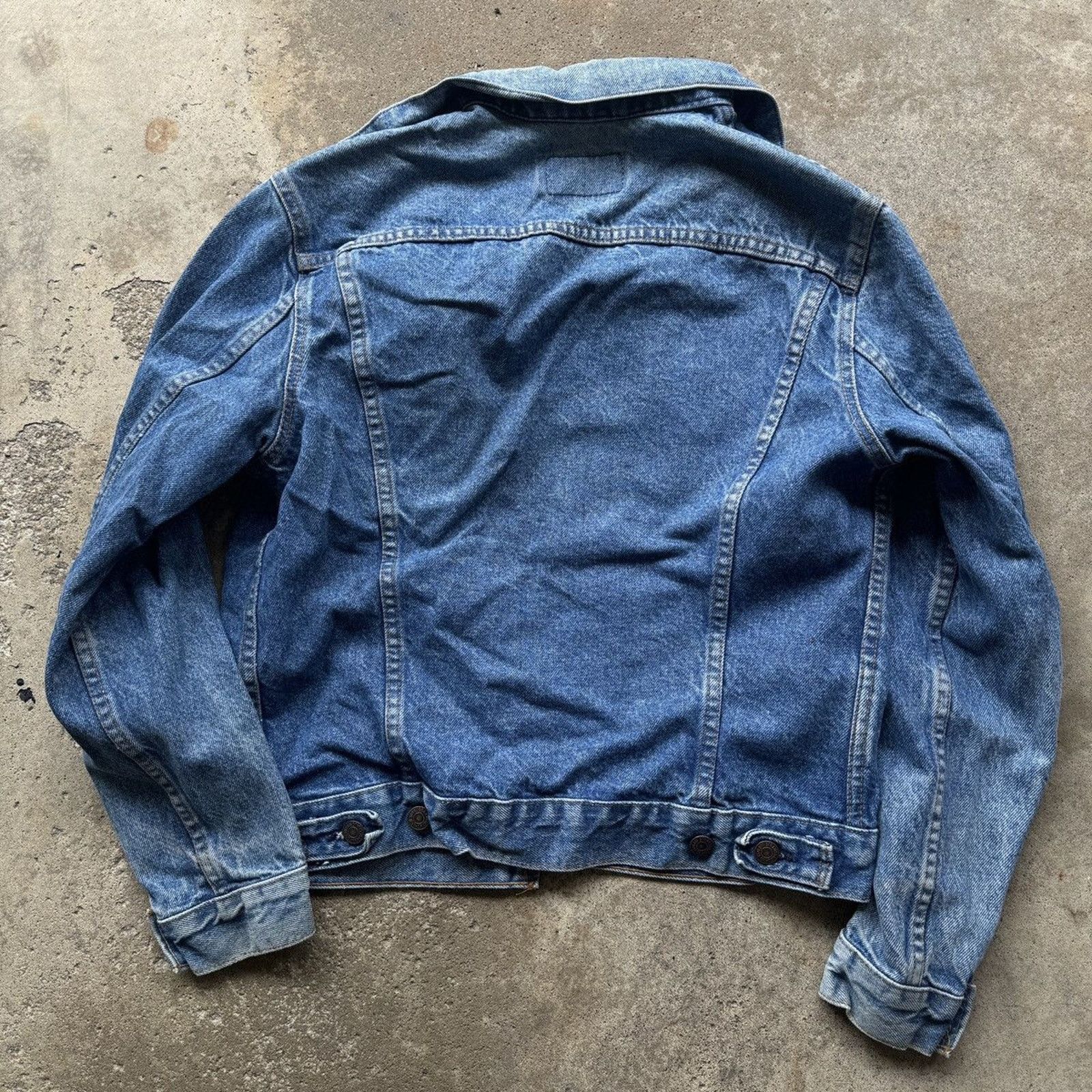 Levi's 70s Levi's Thrashed Faded Trucker Jacket USA ERD Grunge Size US S / EU 44-46 / 1 - 10 Thumbnail