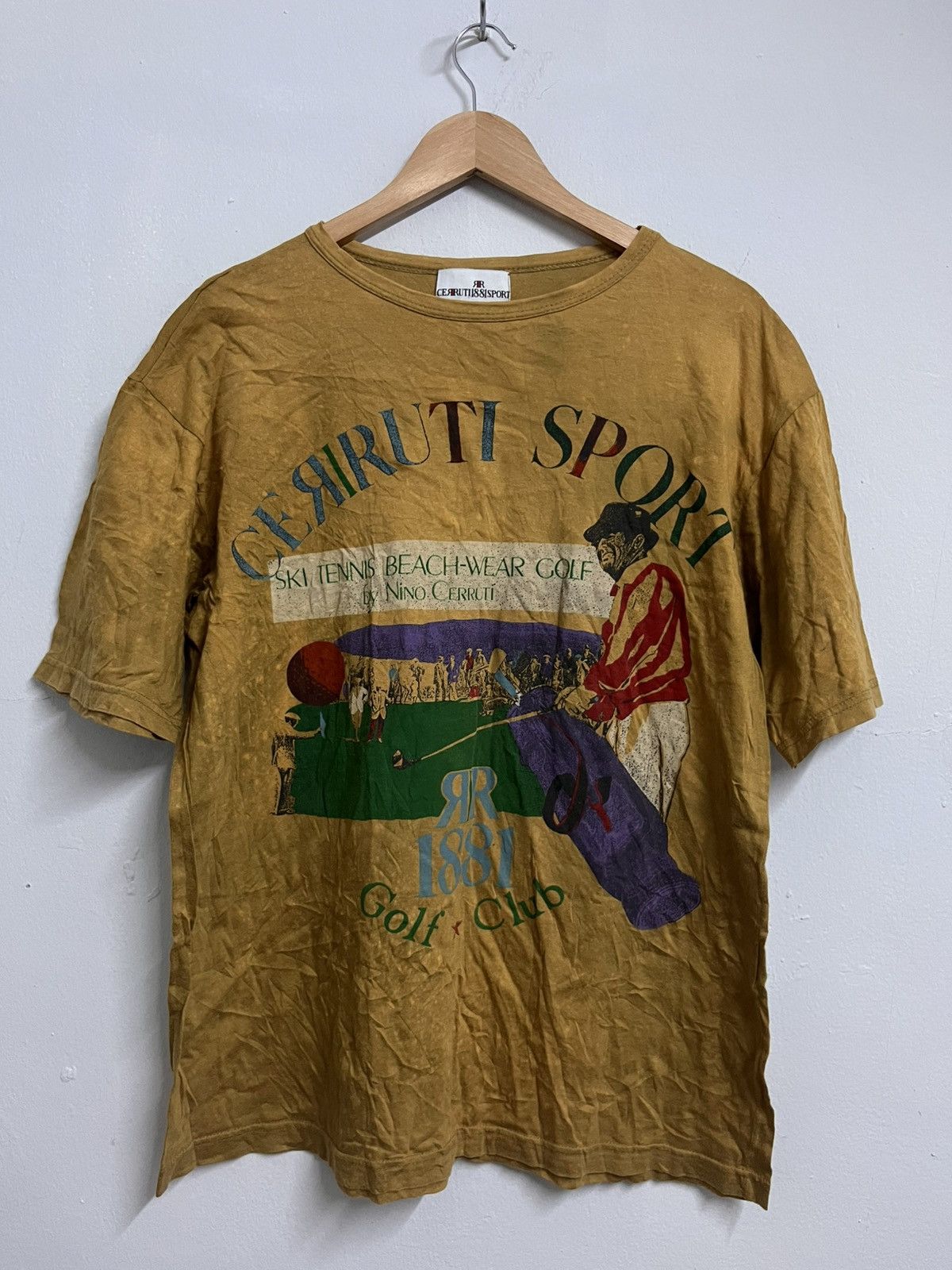Cerruti 1881 True Vintage Cerutti Sport Made In Italy Tee Size US L / EU 52-54 / 3 - 1 Thumbnail