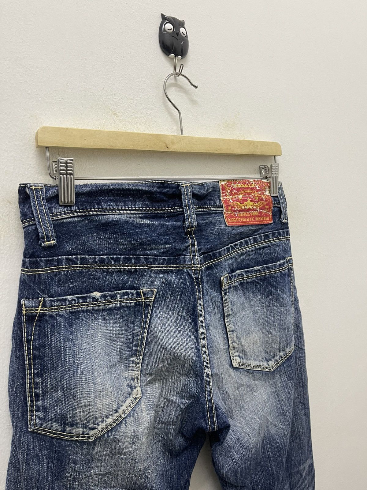 Japanese Brand Rare Vintage CO AND LU Poem Punk Rock Star Denim Size US 29 - 17 Thumbnail