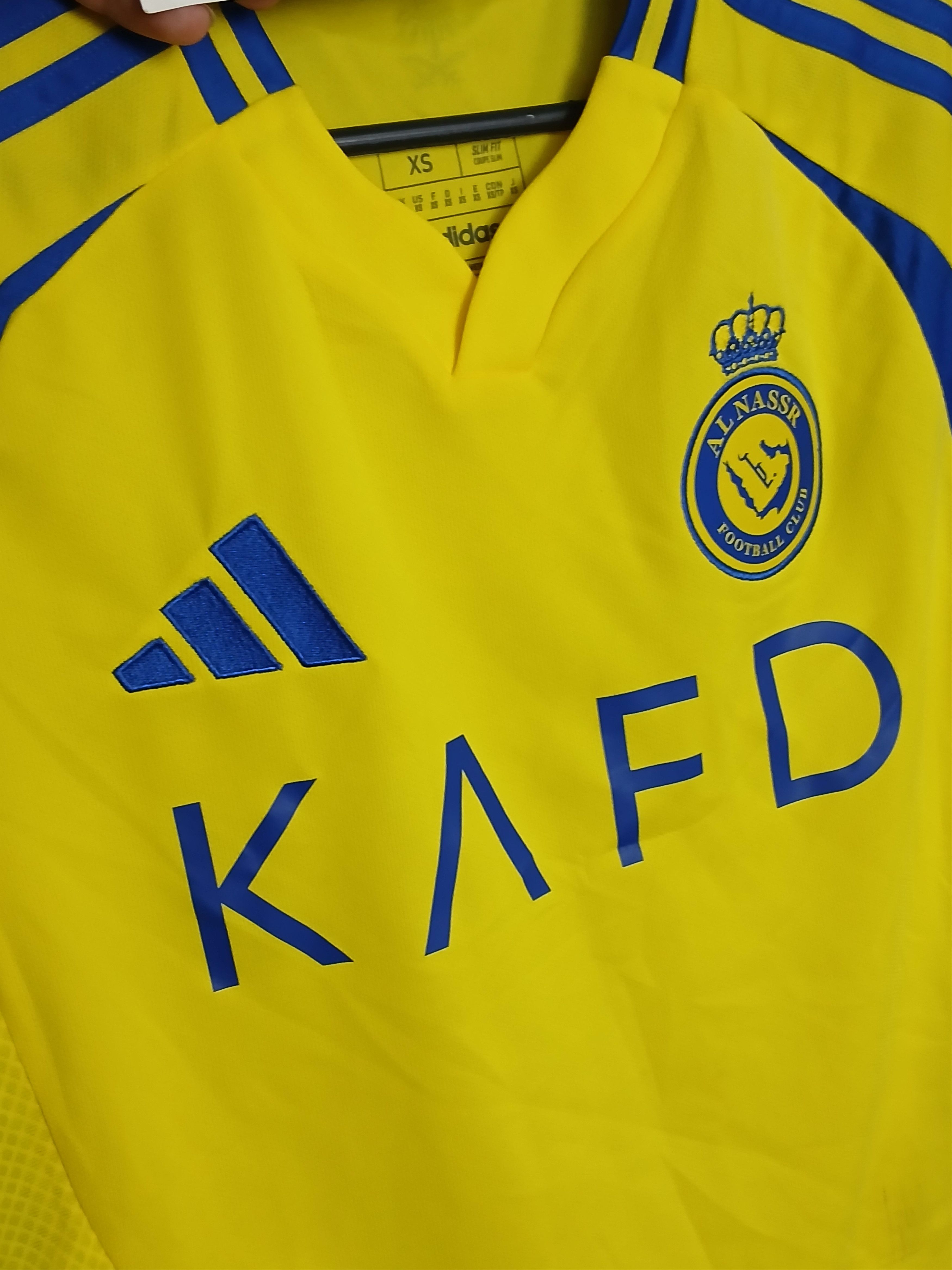 Adidas New Al Nassr 24/25 Home Ronaldo Football Jersey T-Shirt Size US XS / EU 42 / 0 - 4 Thumbnail