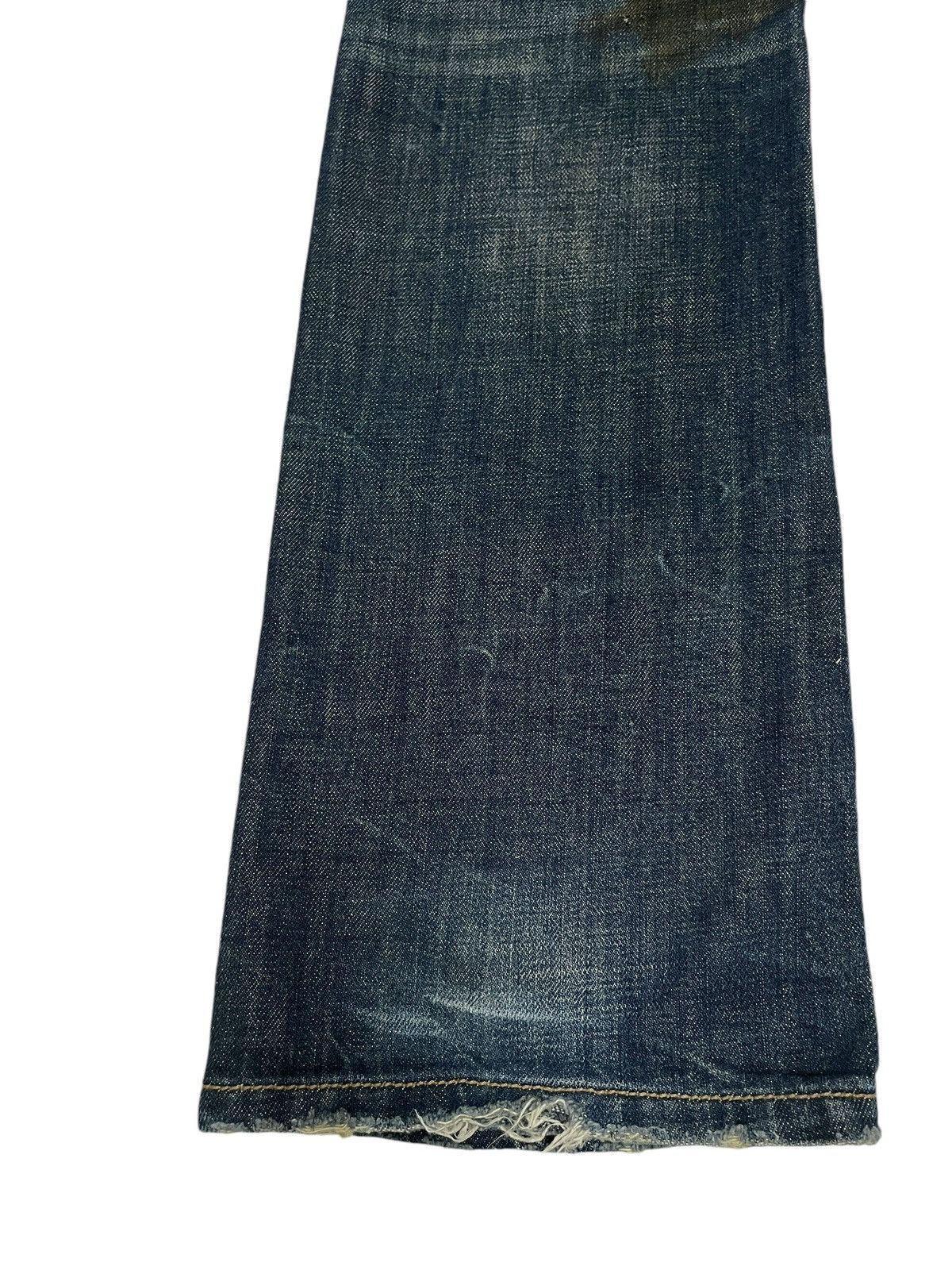 If Six Was Nine Rare Design Vintage Brand Apestain Flared Jeans 1990s Size US 30 / EU 46 - 7 Thumbnail