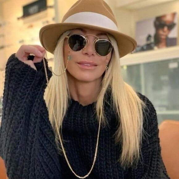 Gucci Gucci GG1034S 002 Sunglasses Gold Geometric Frame, Grey Lens Size ONE SIZE - 5 Thumbnail