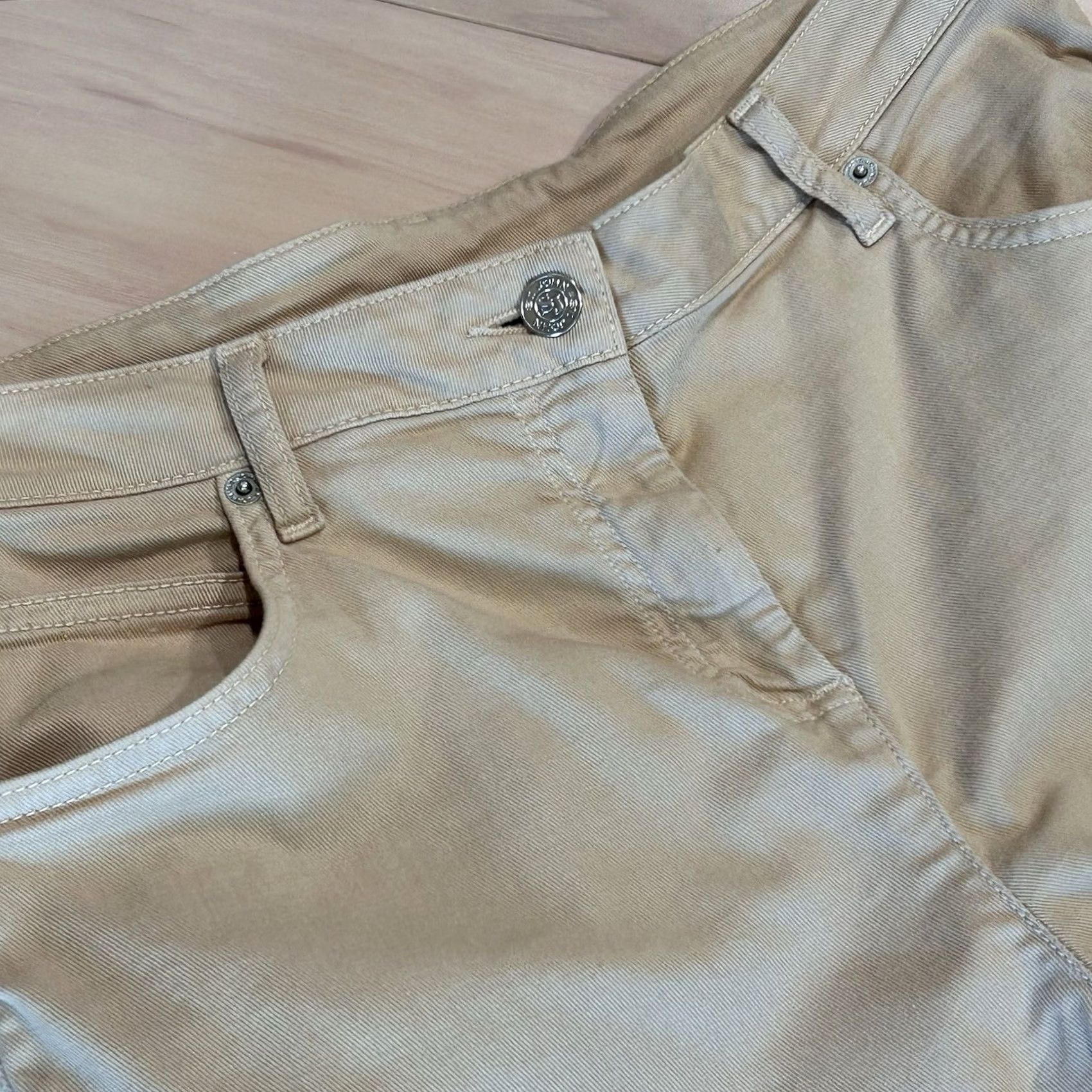 Vintage St John 5 Pocket Tan Twill Pants Women’s 8 Size 30" / US 8 / IT 44 - 2 Thumbnail