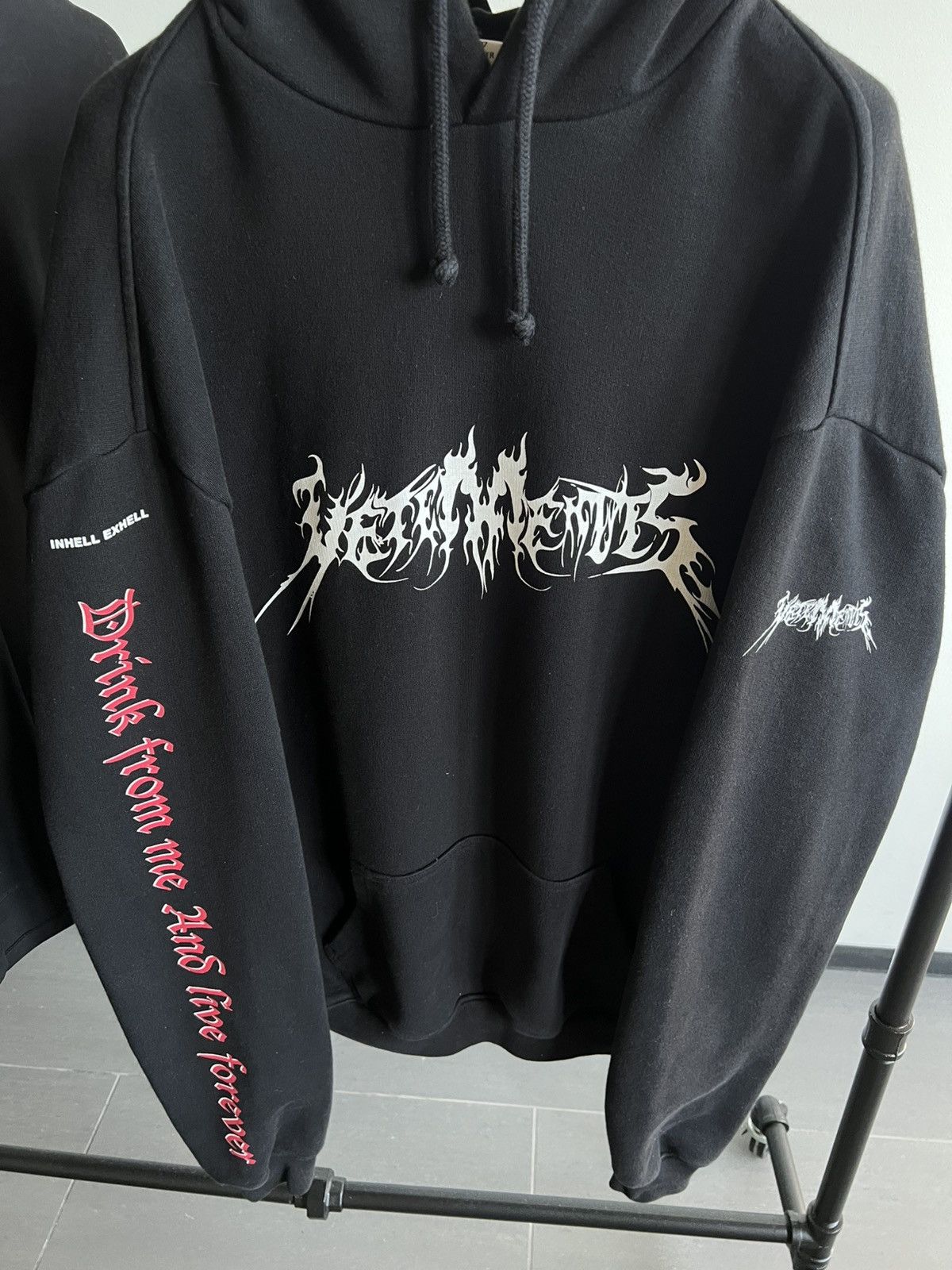 Vetements Vetements Total Fucking Darkness Pour Homme TFD Hoodie Size US M / EU 48-50 / 2 - 2 Thumbnail