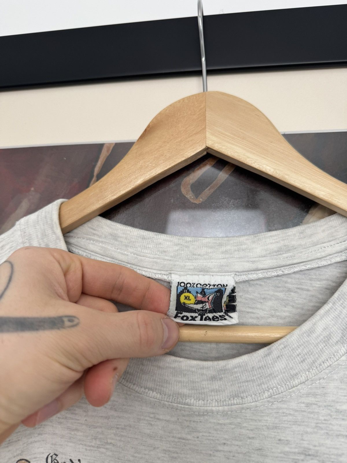 Vintage Vintage 90s Party Jesus Amsterdam Humor Tee Fuck Avant Garde Size US XL / EU 56 / 4 - 3 Thumbnail