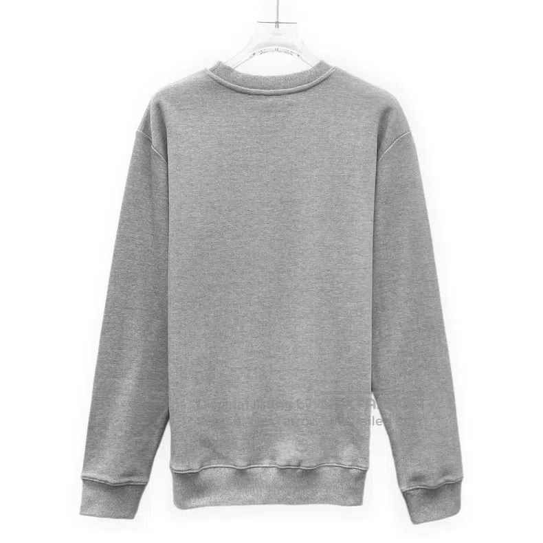 Alexander McQueen Alexander Mcqueen Gray letter inlaid cotton round-neck lon Size US XXS / EU 40 - 2 Thumbnail