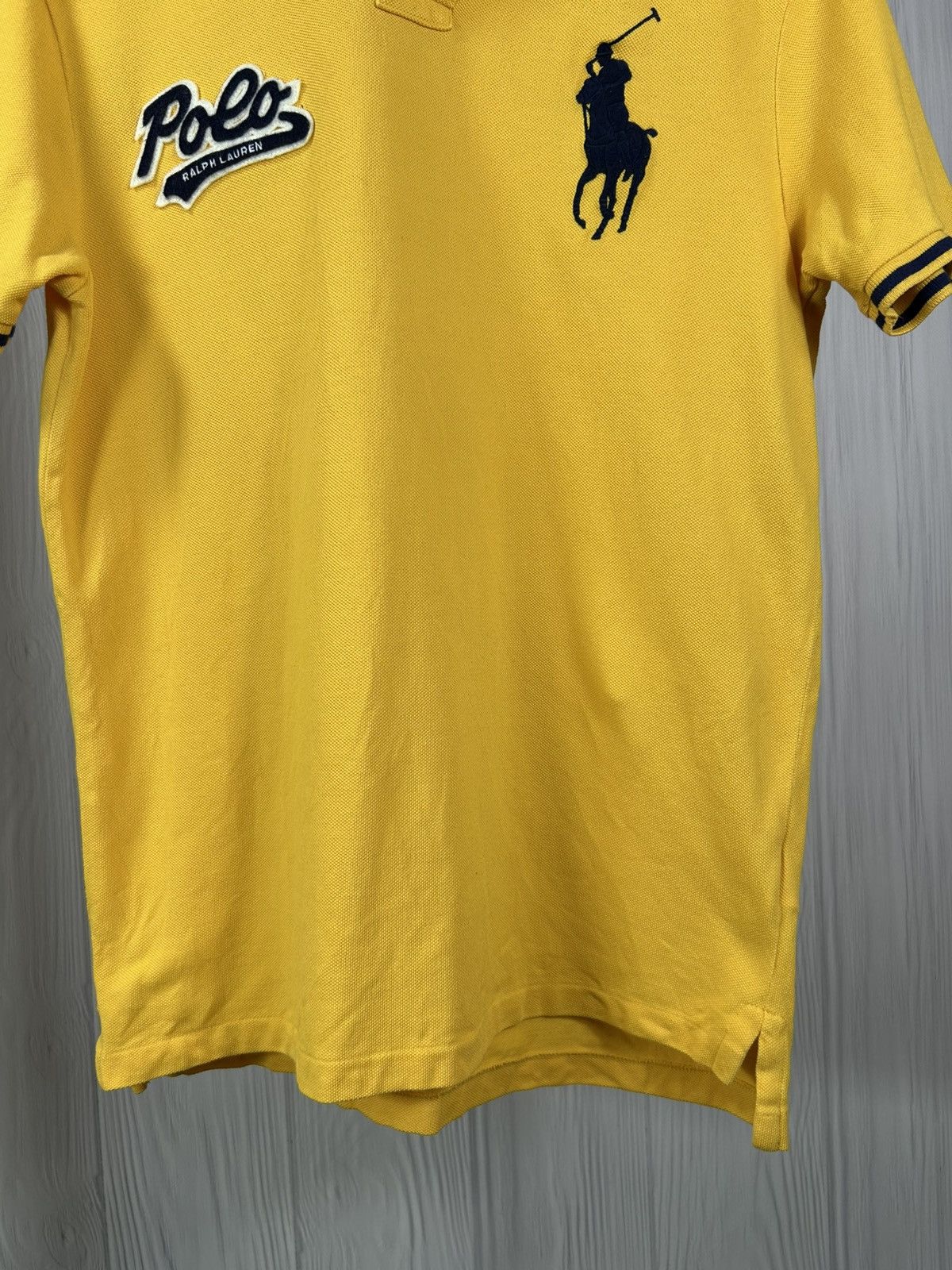 Polo Ralph Lauren Polo Ralph Lauren Big Pony Yellow Polo Size M Size US M / EU 48-50 / 2 - 4 Thumbnail