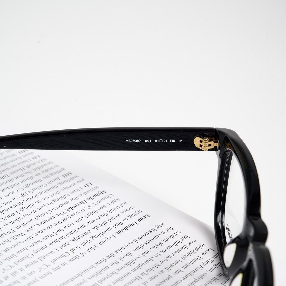 Montblanc MONTBLANC MB0305O 001 GLASSES Size ONE SIZE - 4 Thumbnail