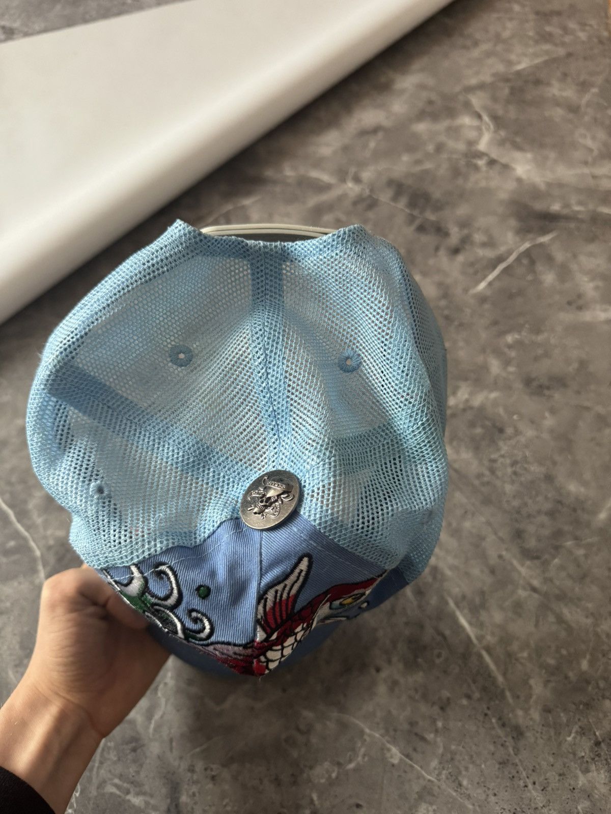 Ed Hardy Ed Hardy Cap SWAG Opium Y2k Avant Garde Size ONE SIZE - 4 Thumbnail