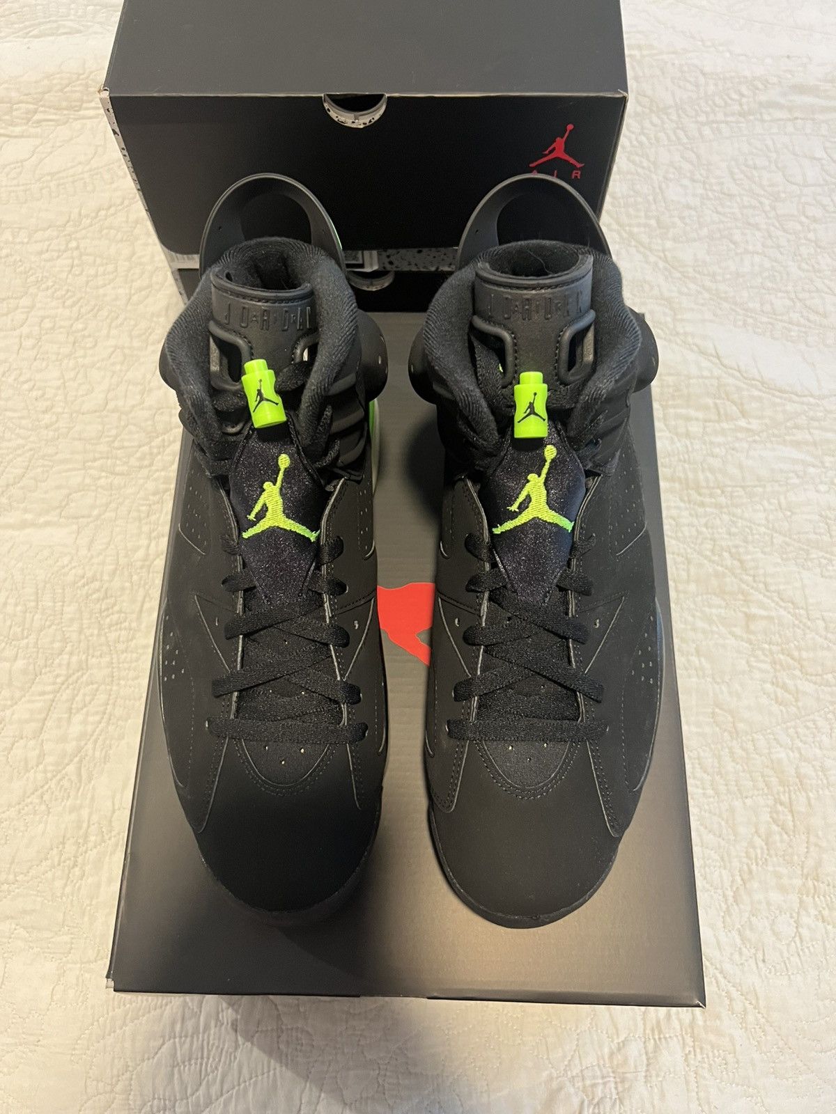 Jordan Brand Air Jordan 6 Retro Electric Green 2021 Mens Size 9, 10.5, 11 Size US 10.5 / EU 43-44 - 3 Thumbnail