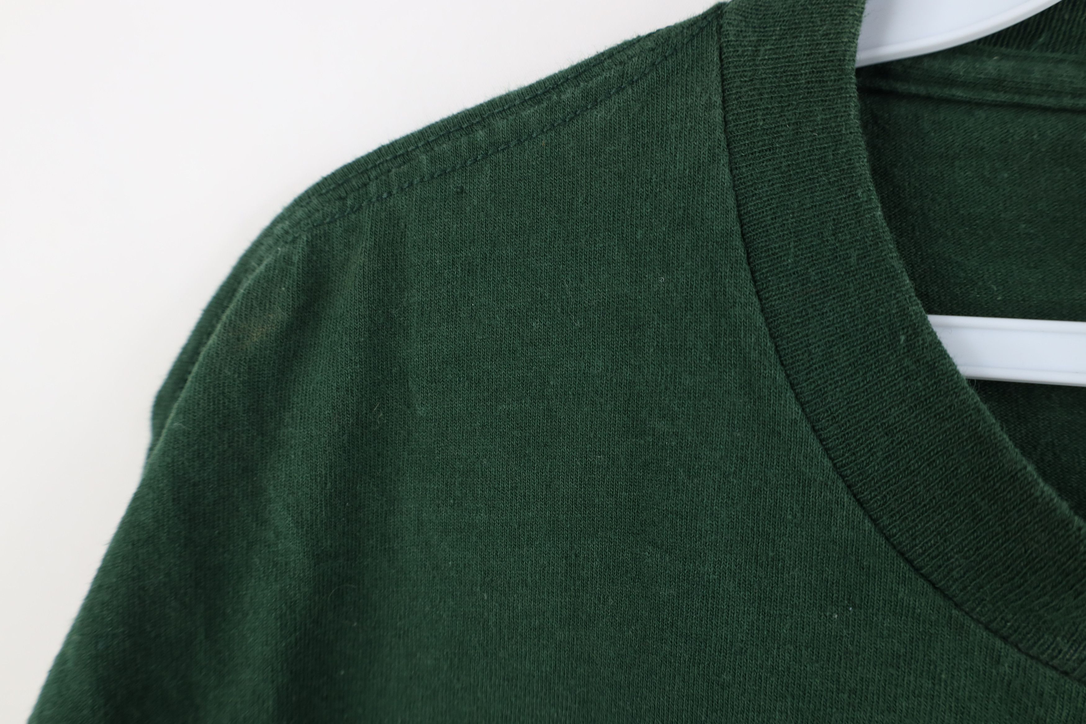 Vintage Vintage 90s Script Michigan State University T-Shirt Green Size US L / EU 52-54 / 3 - 5 Thumbnail